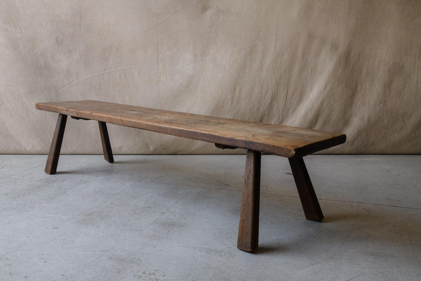 Mid Century Bench from France, Circa 1950 In Good Condition In Nashville, TN