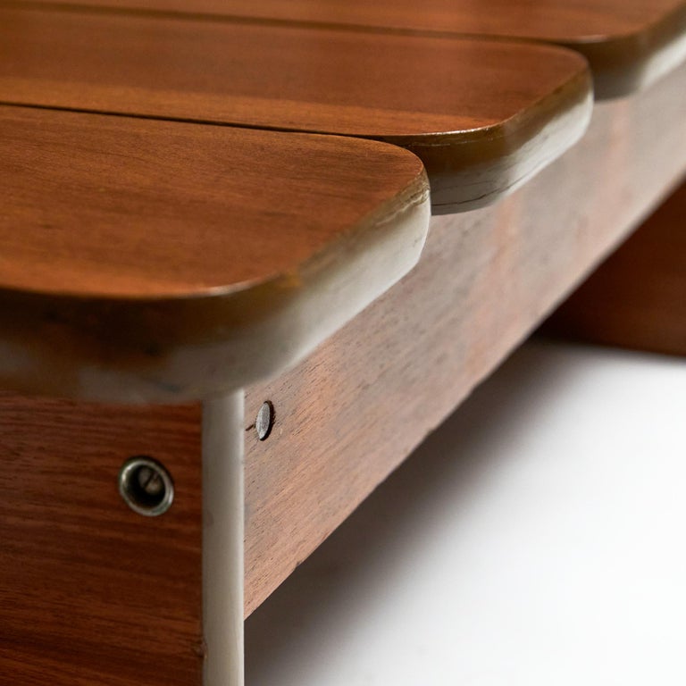 Brazilian Modern Bench in Hardwood by Geraldo de Barros for Hobjeto ...