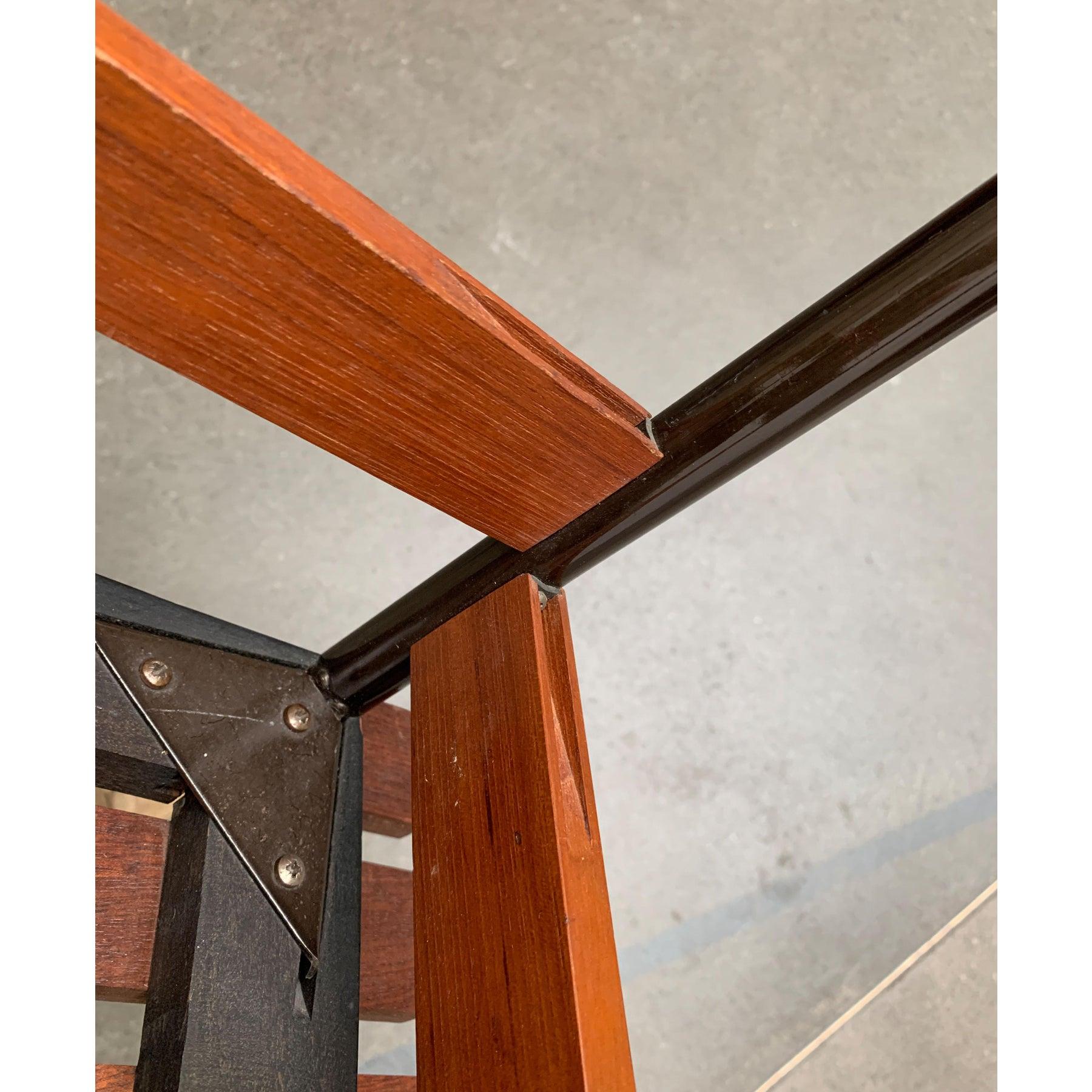 Panchina di metà secolo in teak, anni '60 in vendita 5