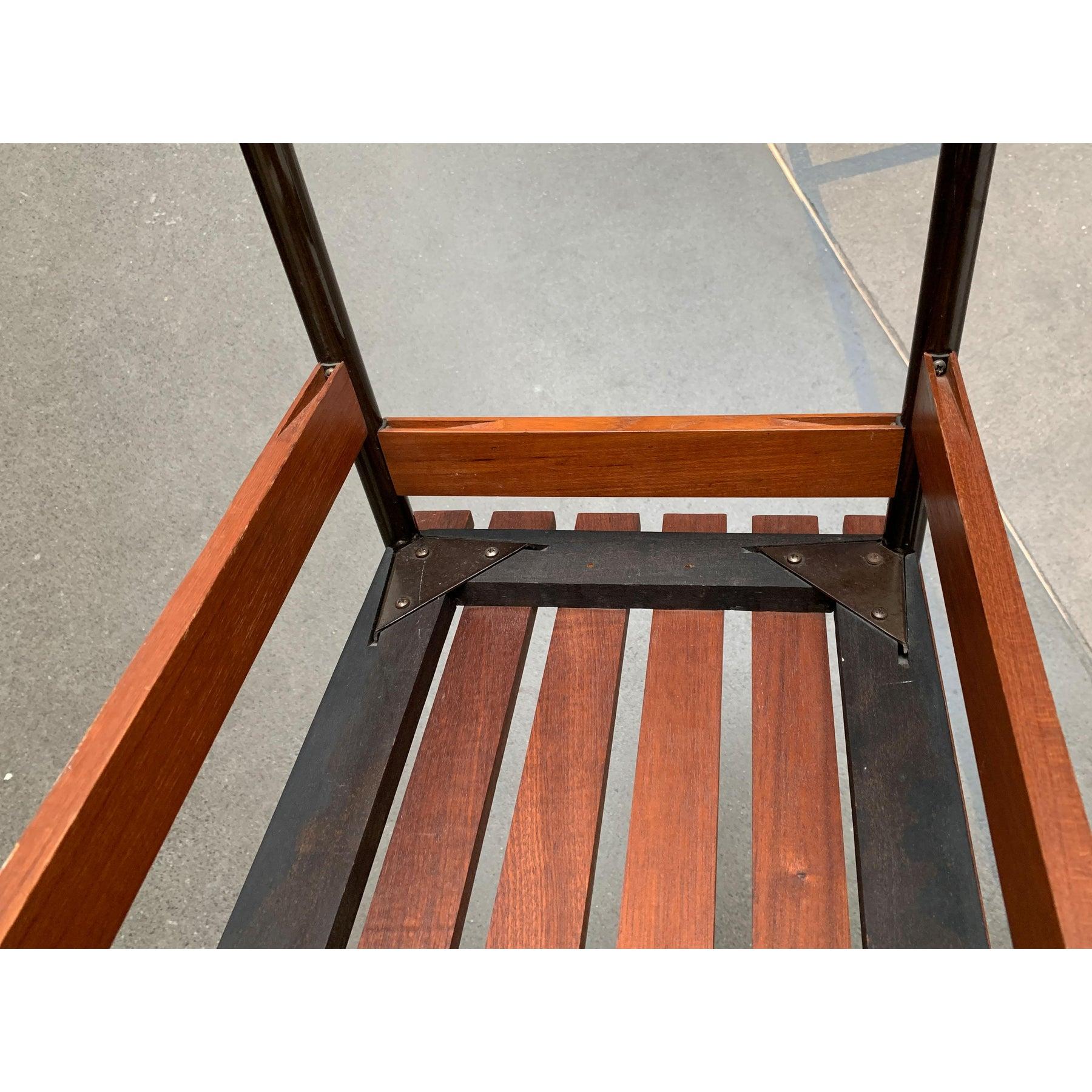 Panchina di metà secolo in teak, anni '60 in vendita 6