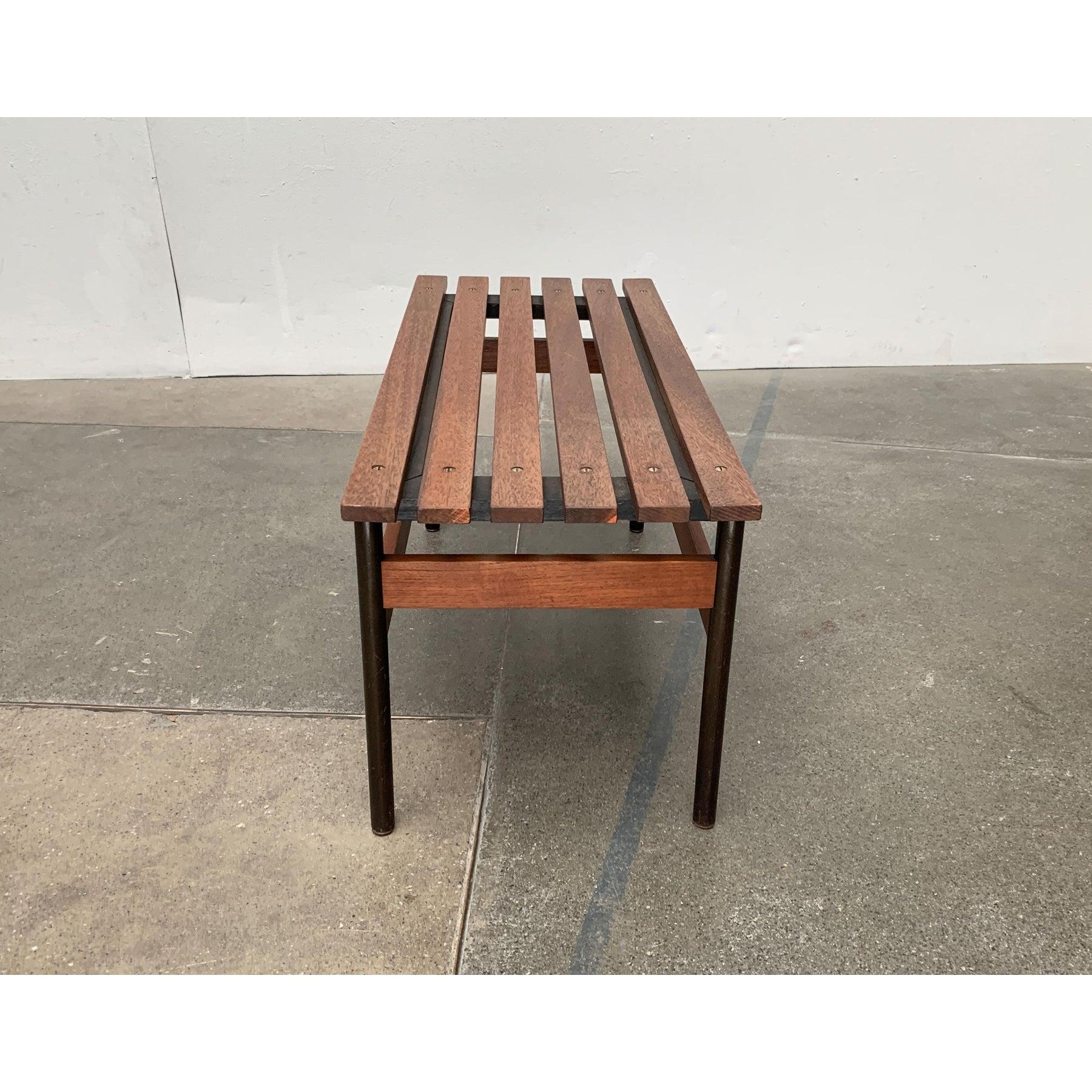 XX secolo Panchina di metà secolo in teak, anni '60 in vendita