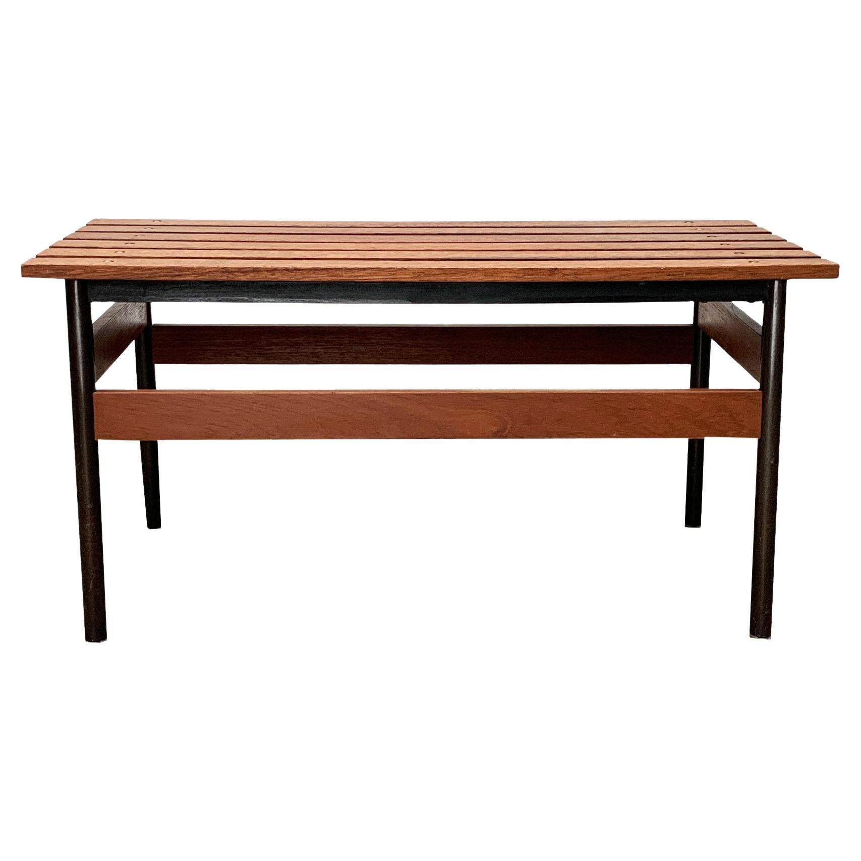 Panchina di metà secolo in teak, anni '60