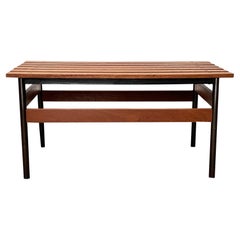 Mid-Century-Bank aus Teakholz, 1960er Jahre