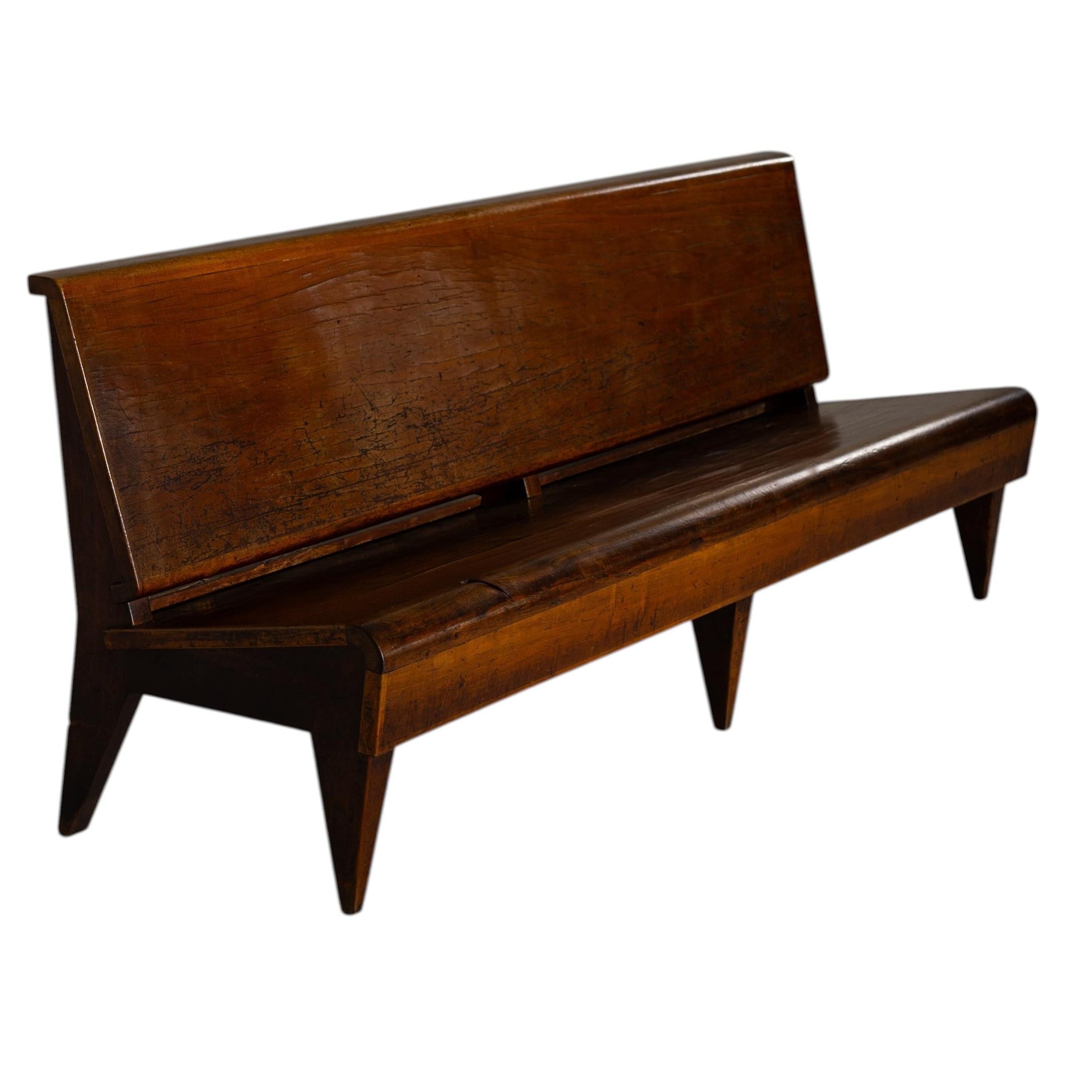 Mid-century bench, Italy 1940s