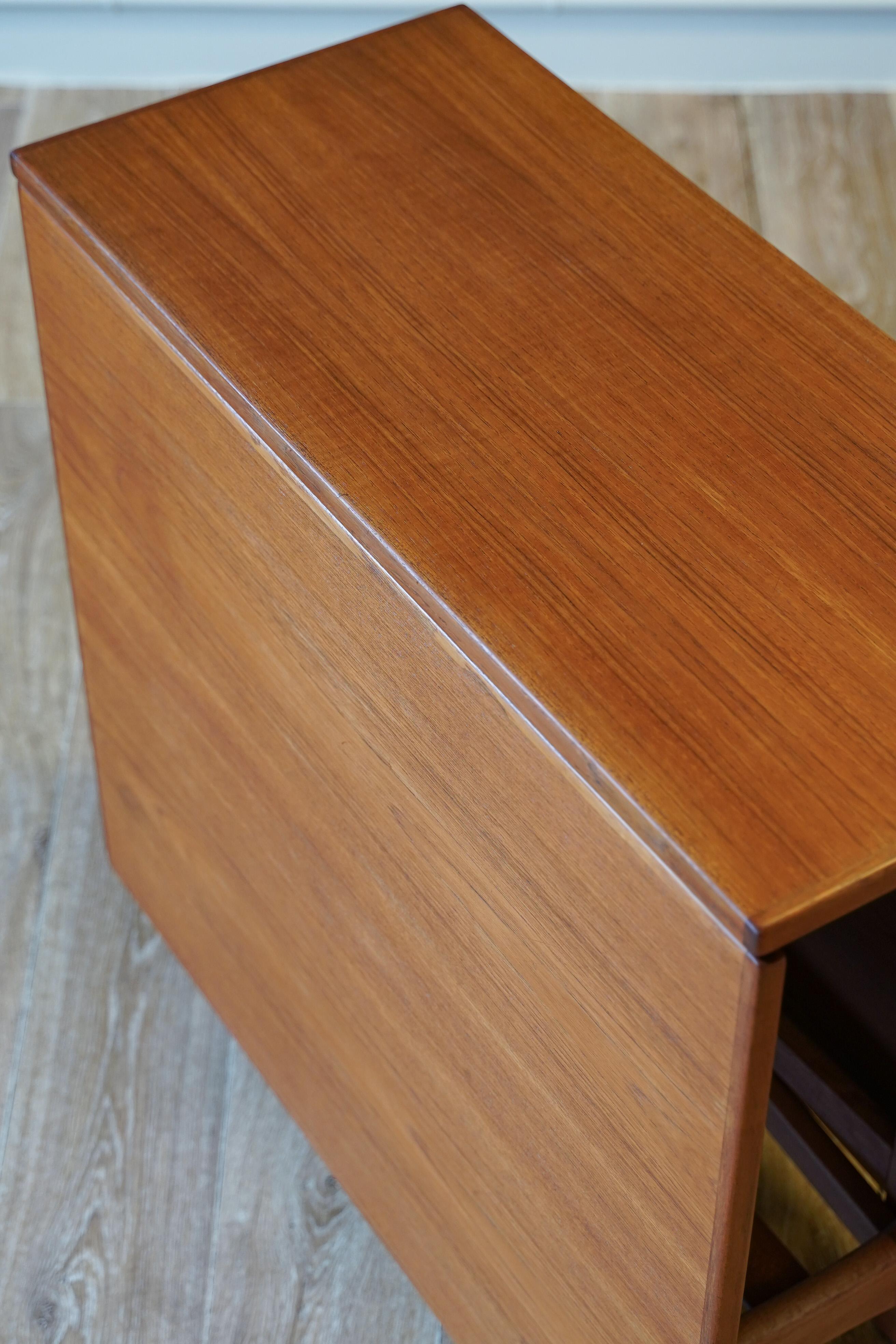 Mid Century Bendt Winge Drop-Leaf Dining Table Nr 4 in teak, Norway 5