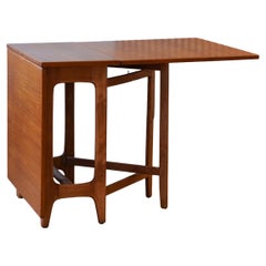 Mid Century Bendt Winge Drop-Leaf Dining Table Nr 4 in teak, Norway