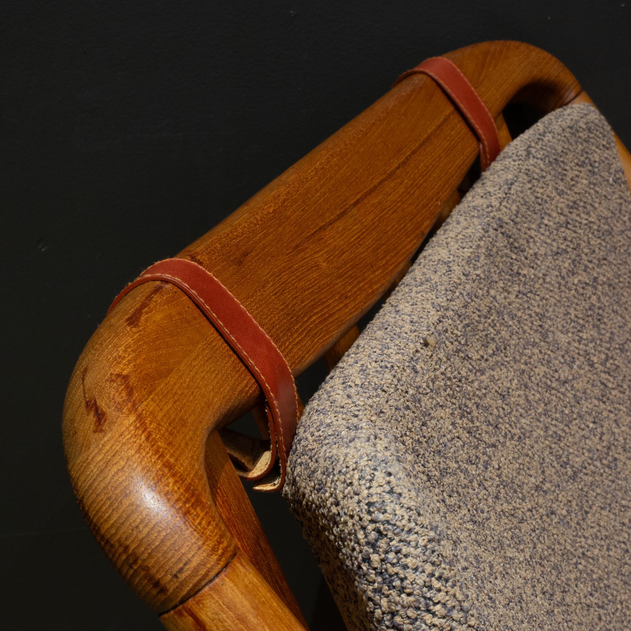Danish Mid-century Benny Linden Teak Rocking Chair c.1960 For Sale