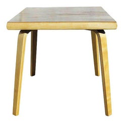 Seltener Esstisch aus gebogenem Sperrholz von Thaden-Jordan Furniture