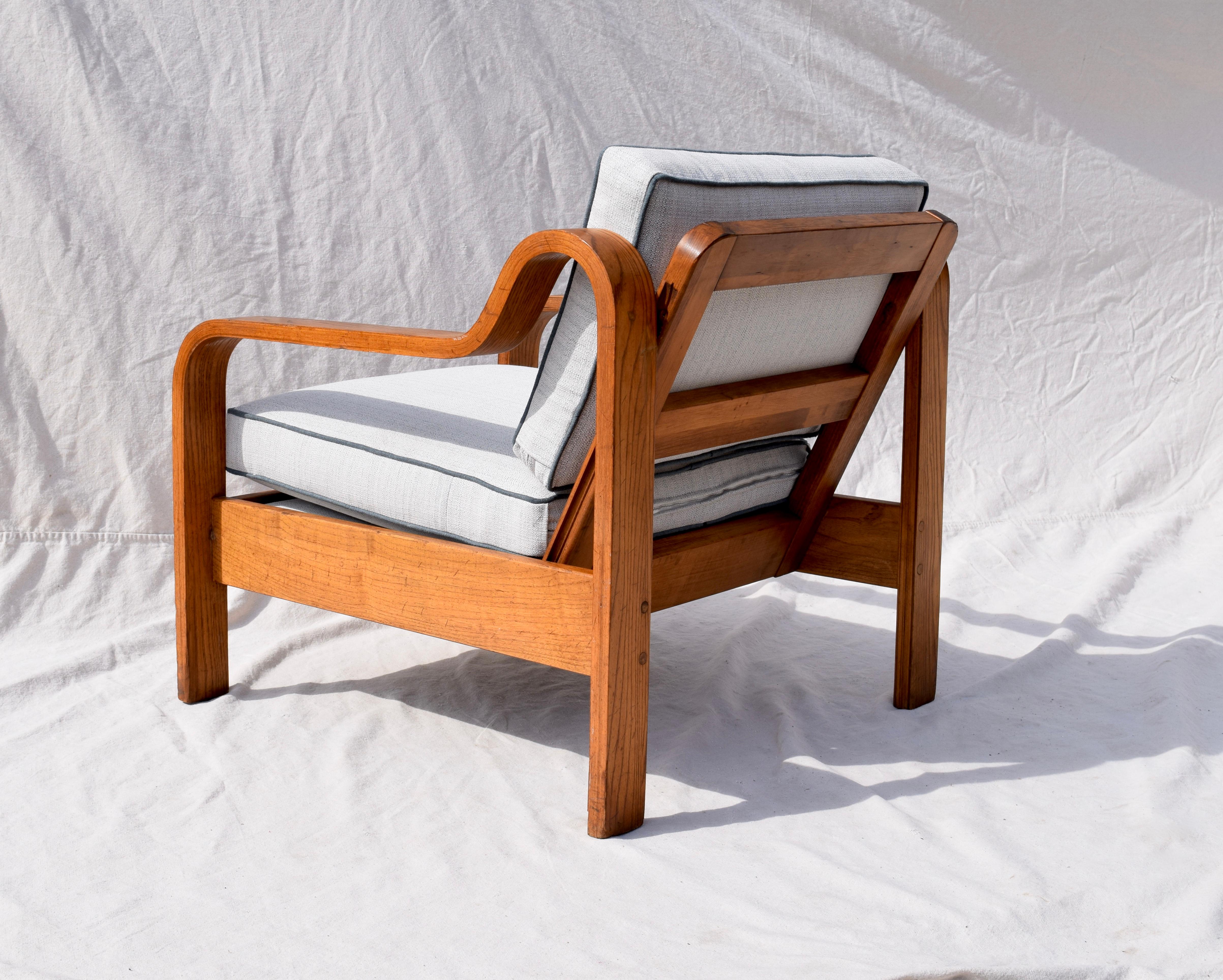 Taylor Ramsey Bentwood Lounge Chairs in the manner of Thonet, Pair 1
