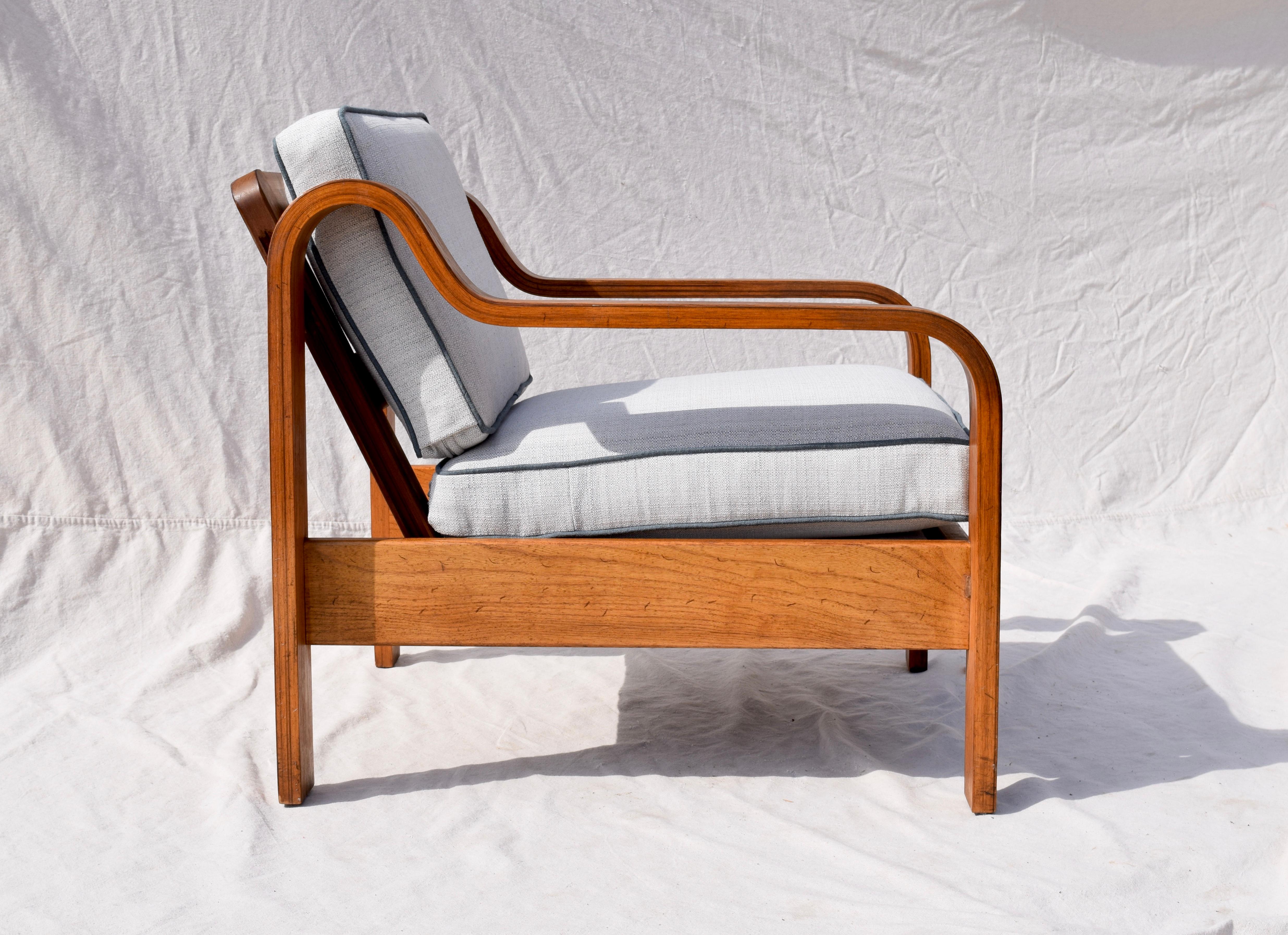 Taylor Ramsey Bentwood Lounge Chairs in the manner of Thonet, Pair 3