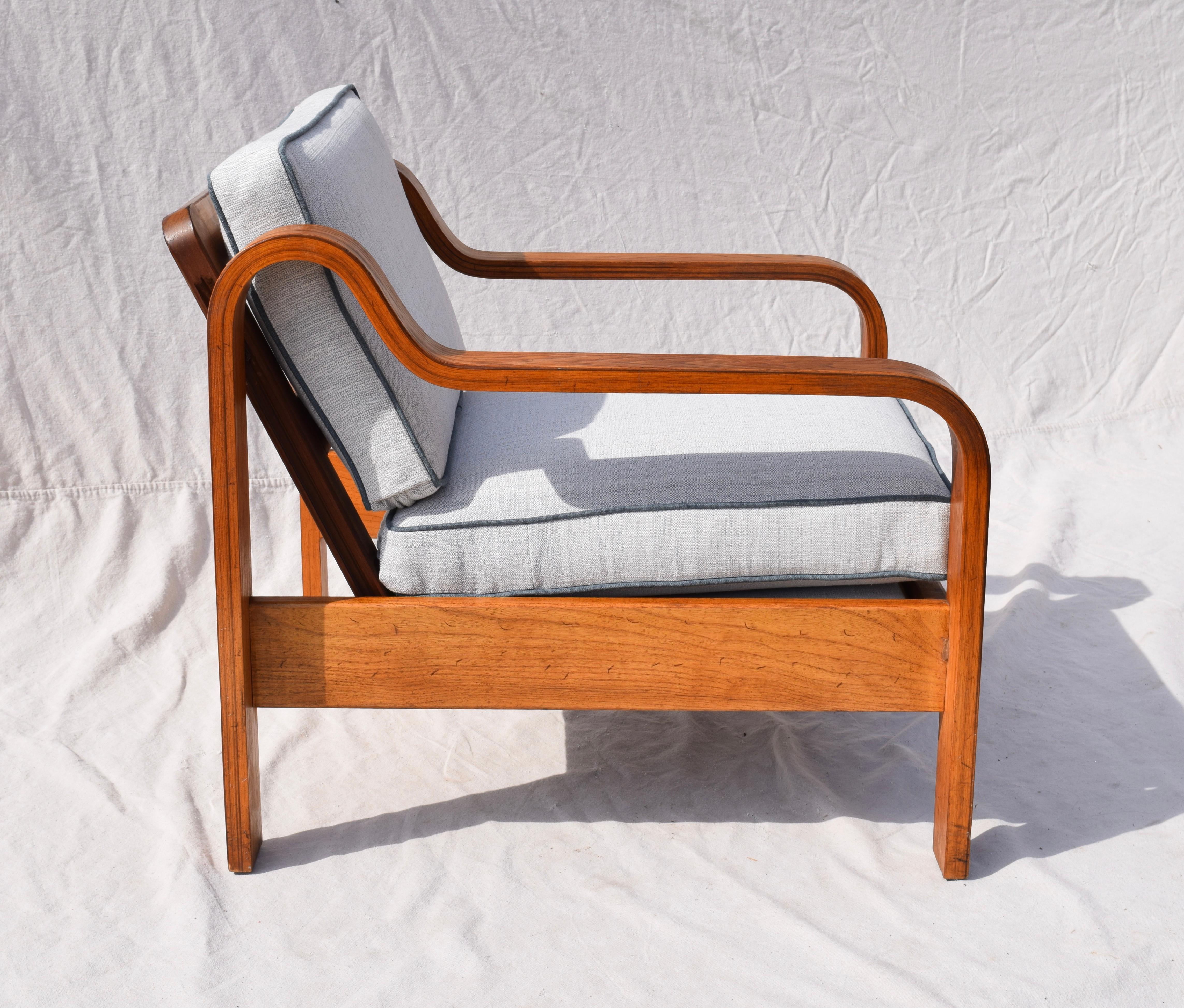 Taylor Ramsey Bentwood Lounge Chairs in the manner of Thonet, Pair 4