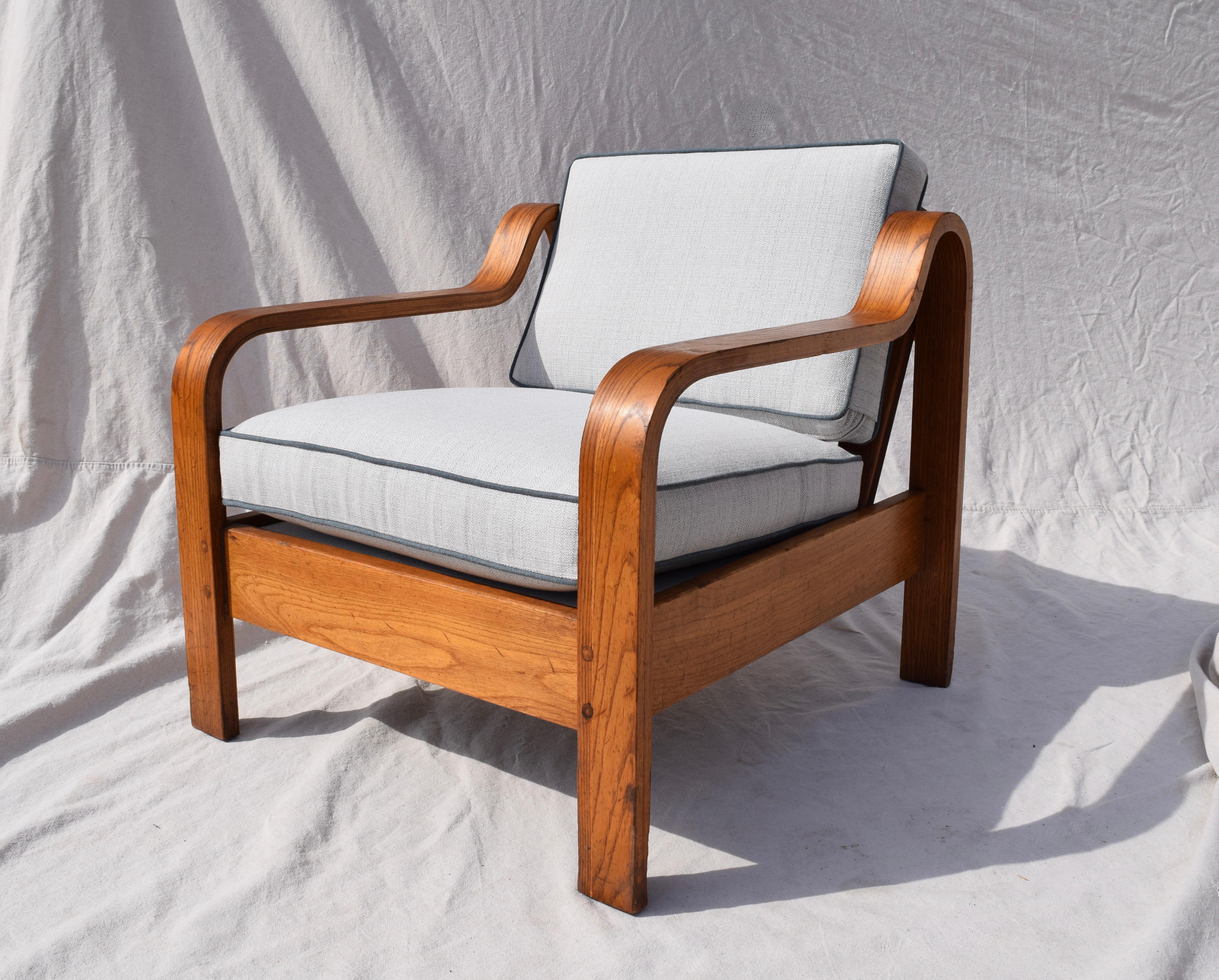 Taylor Ramsey Bentwood Lounge Chairs in the manner of Thonet, Pair 7