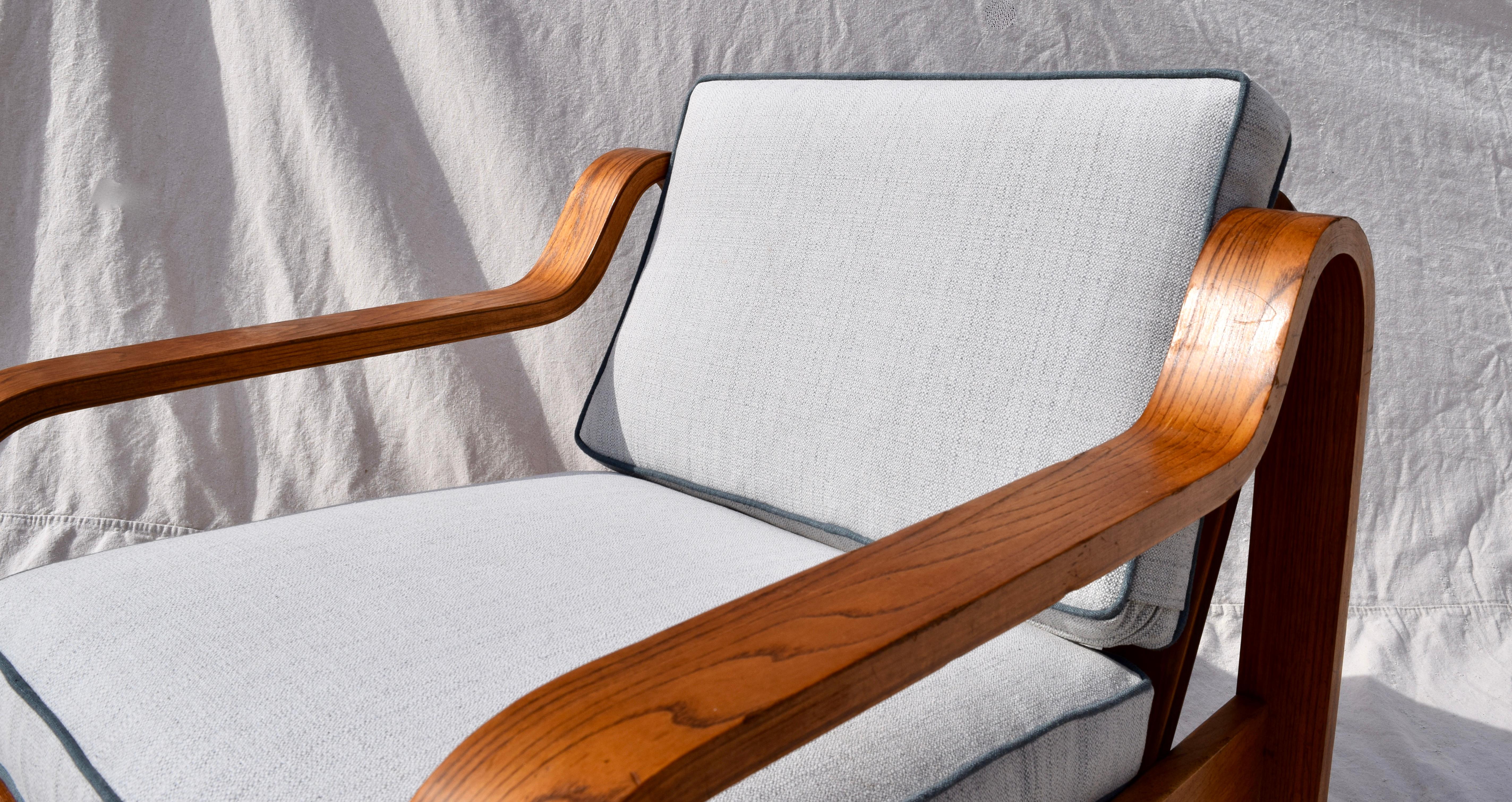 Taylor Ramsey Bentwood Lounge Chairs in the manner of Thonet, Pair 8