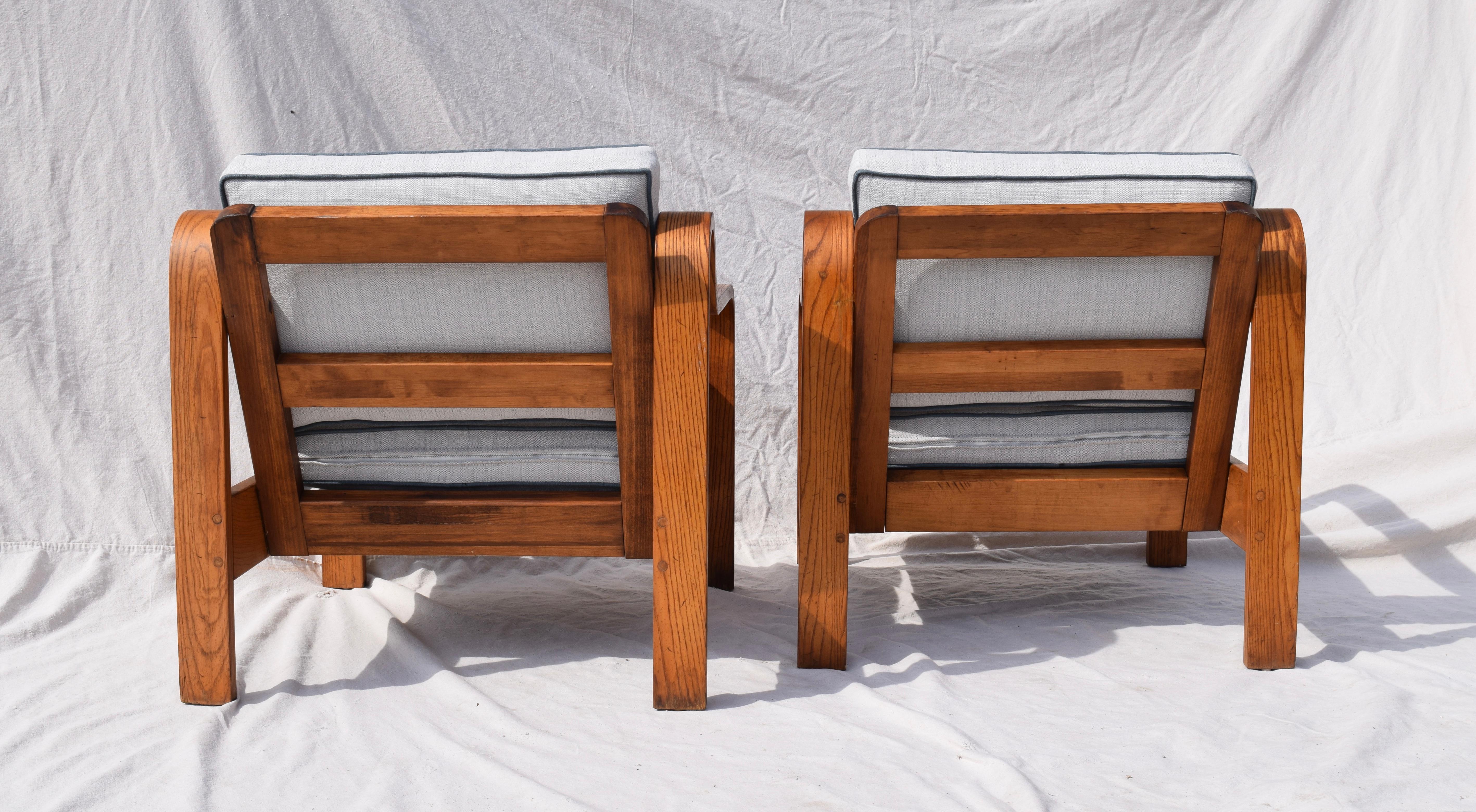 Other Taylor Ramsey Bentwood Lounge Chairs in the manner of Thonet, Pair