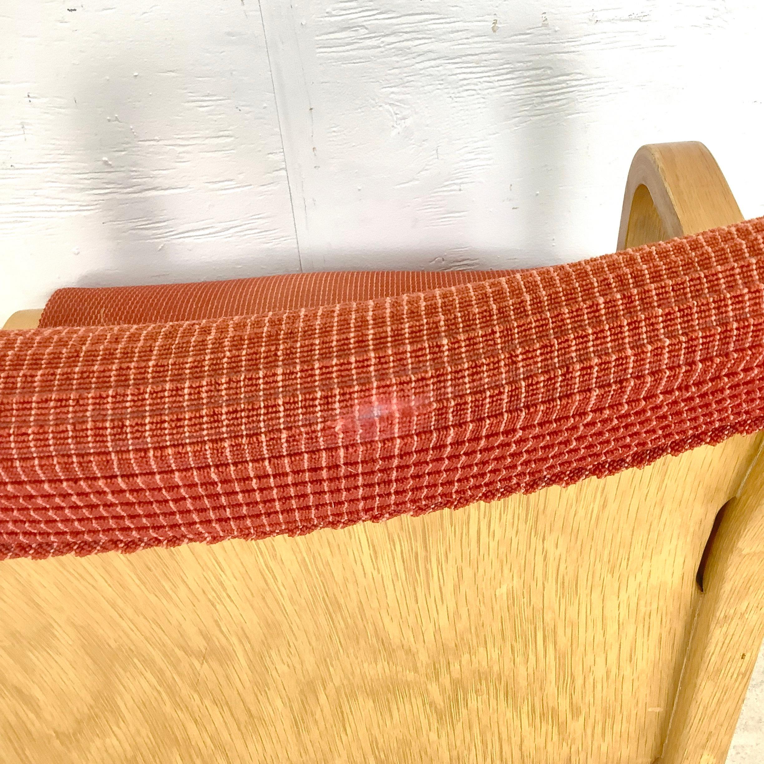 Poltrona in legno di bengala della metà del secolo scorso Attr. Alvar Aalto per Stendig in vendita 2