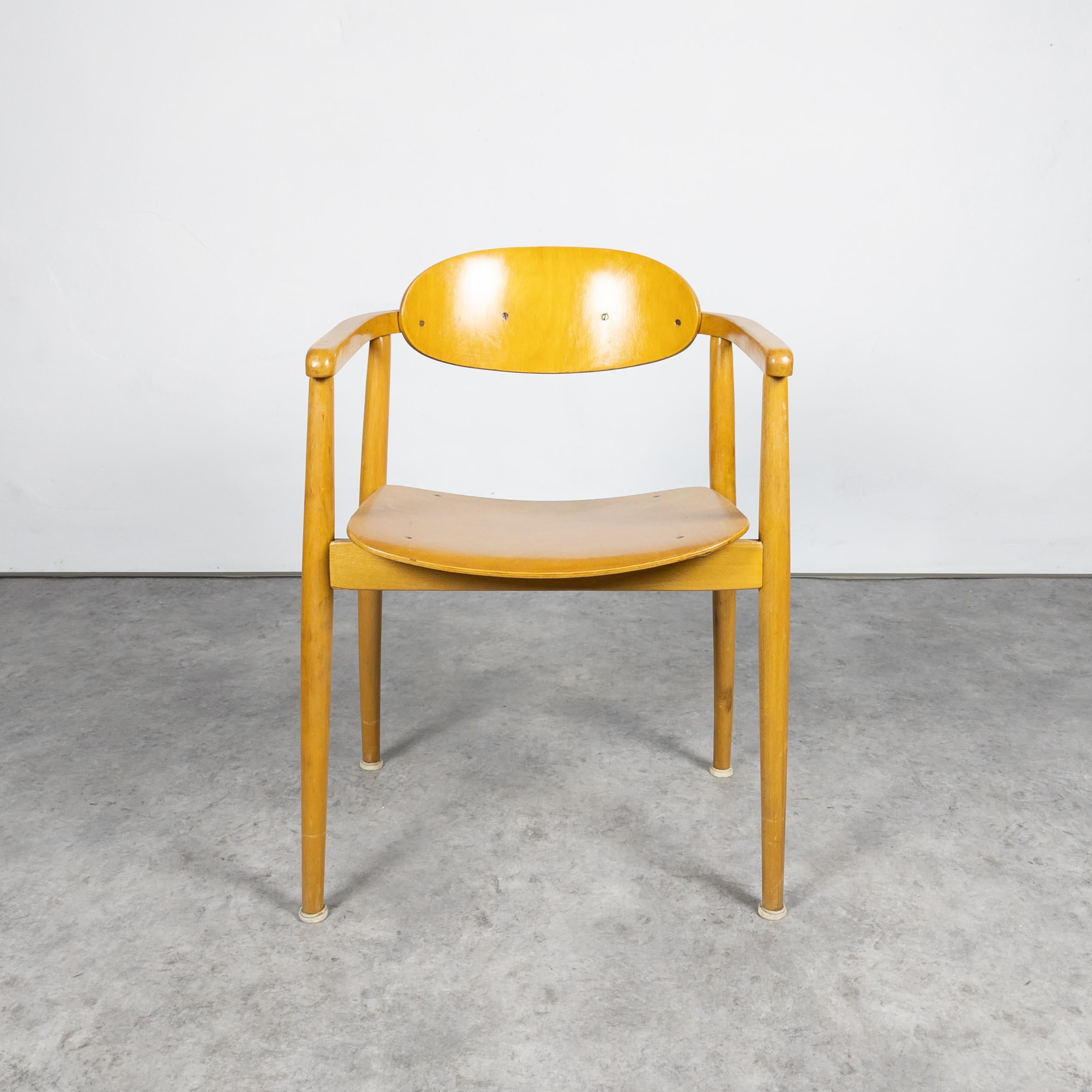 Mid-Century Modern Mid Century bentwood armchair by Antonín Šuman for TON For Sale