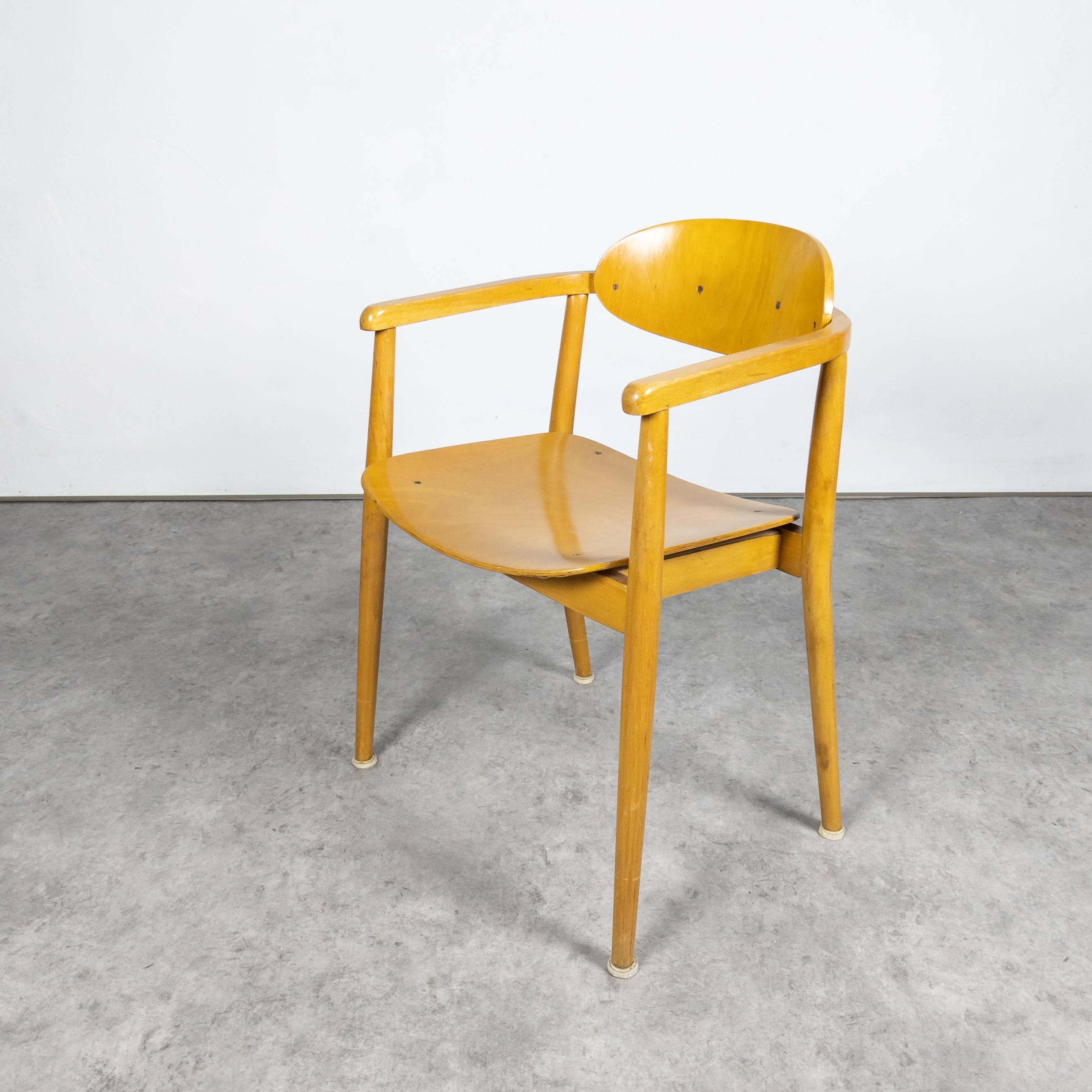 Czech Mid Century bentwood armchair by Antonín Šuman for TON For Sale