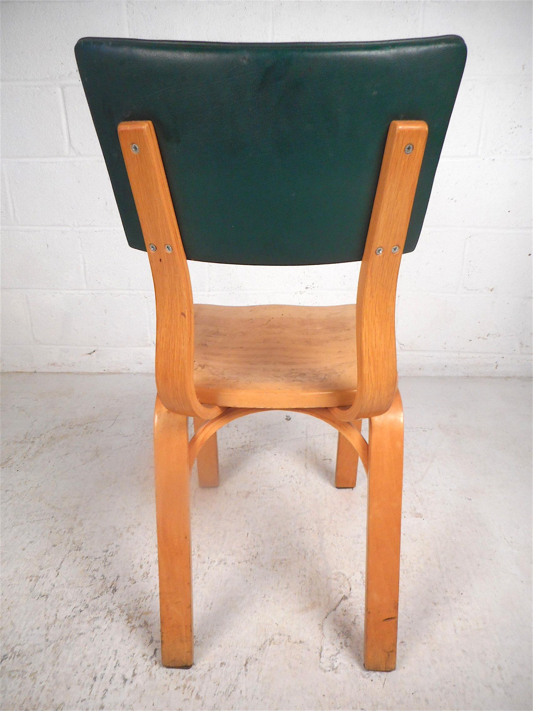 Mid-20th Century Midcentury Bentwood Chairs by Thonet, Set of 4