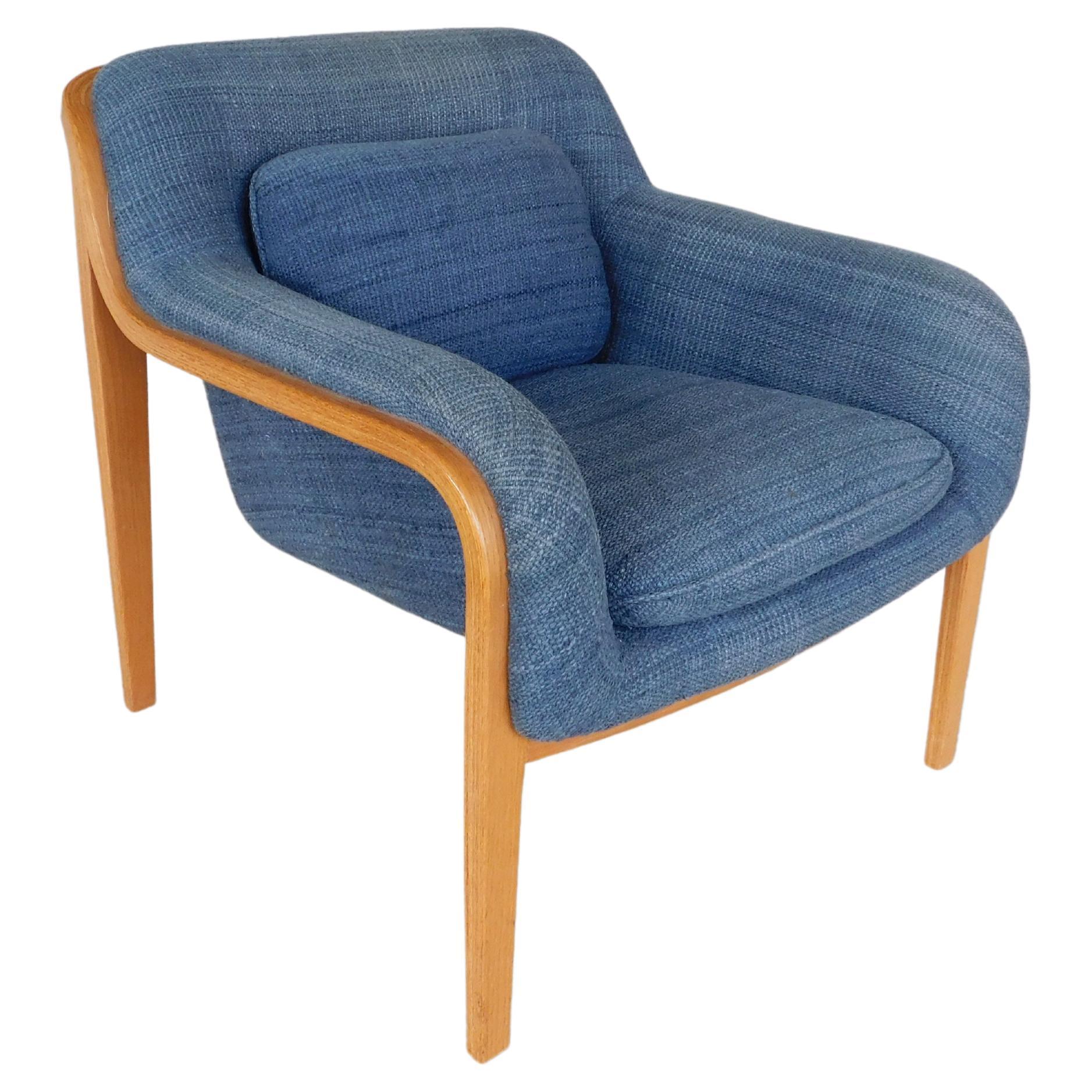 Midcentury Bentwood Lounge Chair by Bill Stephens for Knoll For Sale