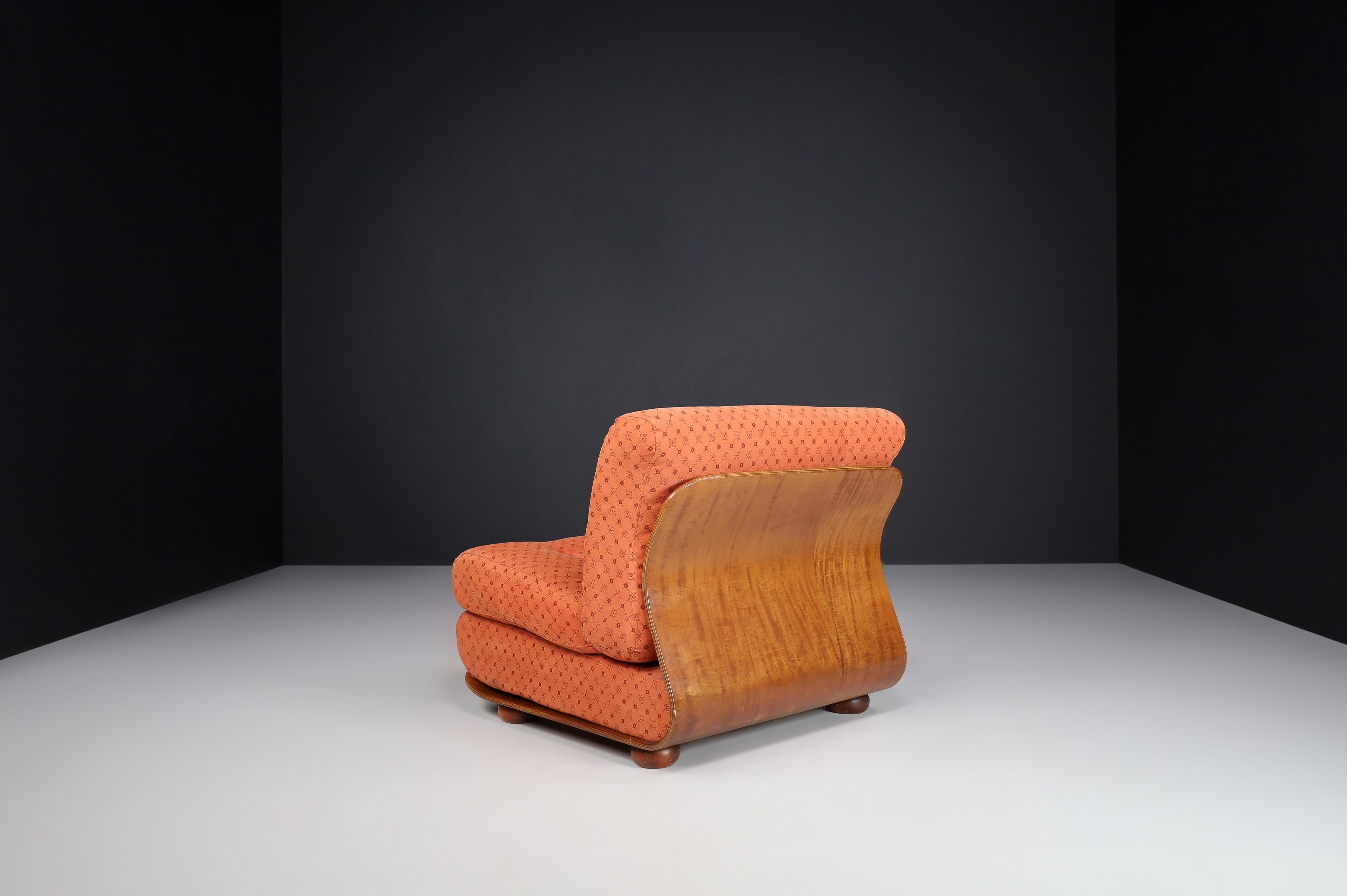 Sessel aus Bugholz aus der Jahrhundertmitte, Italien 1960er Jahre im Angebot 3