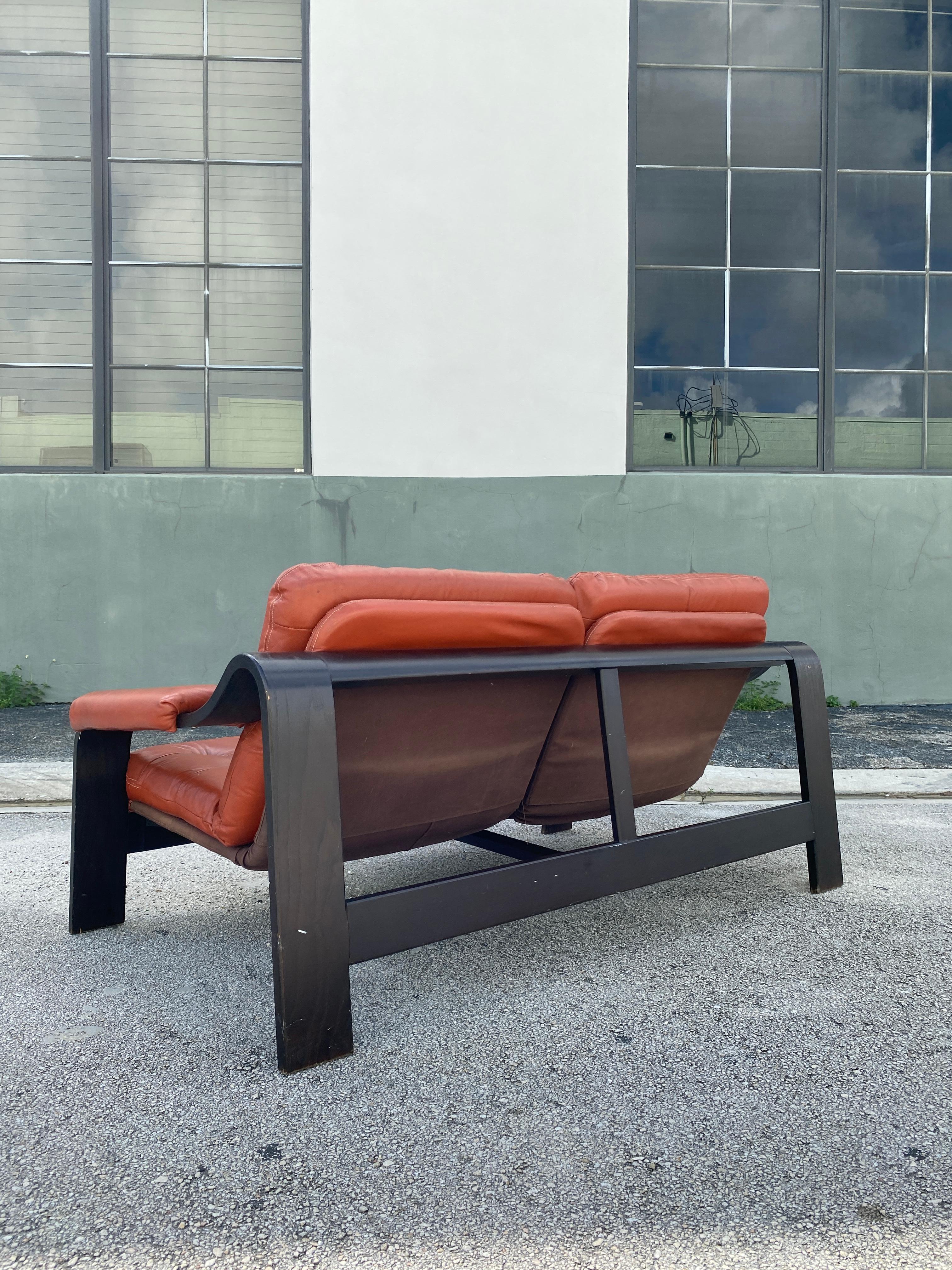 Mid-Century Bentwood Settee in the Style of Gotte Mobler 1