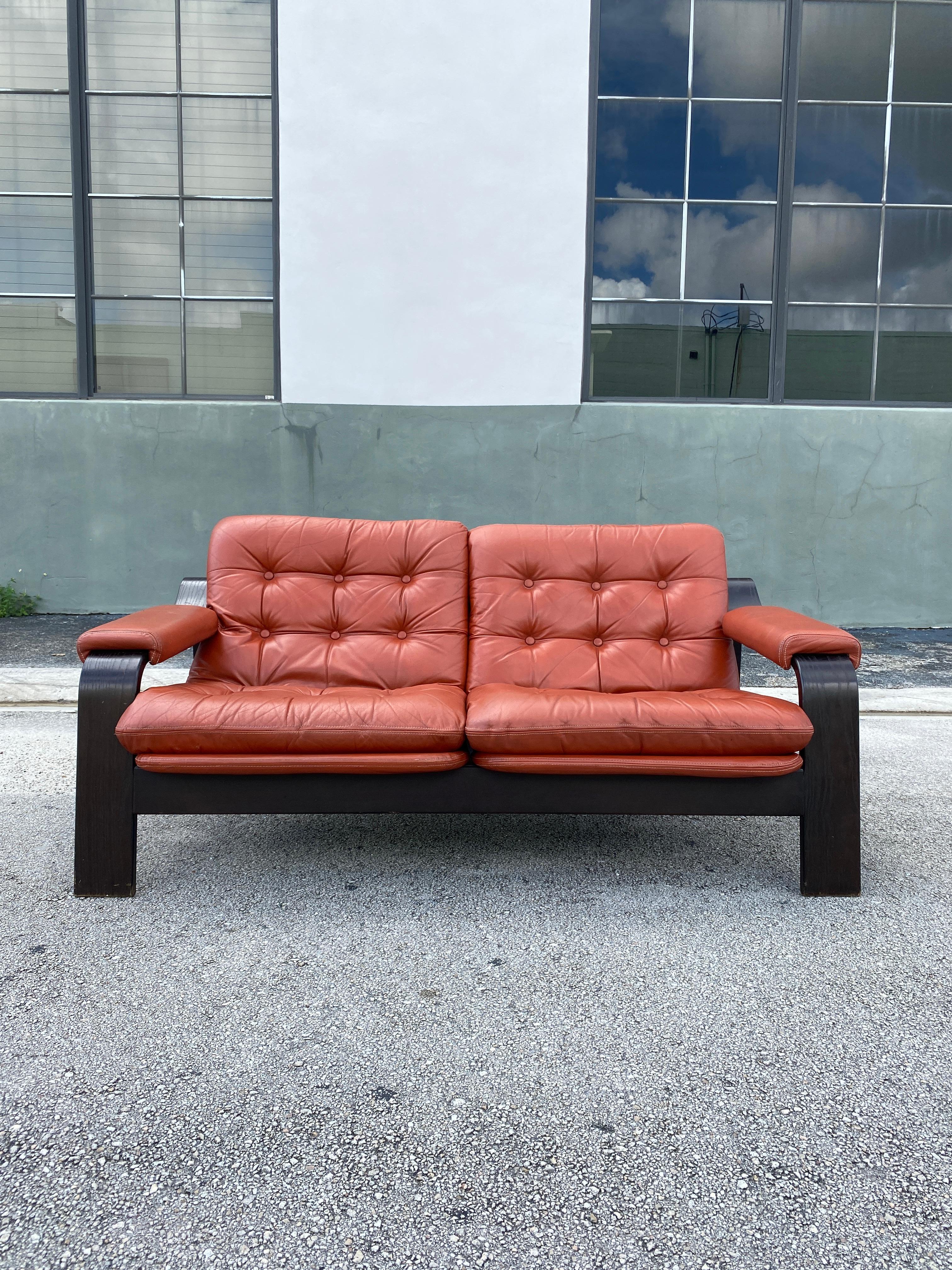 Mid-Century Bentwood Settee in the Style of Gotte Mobler 3
