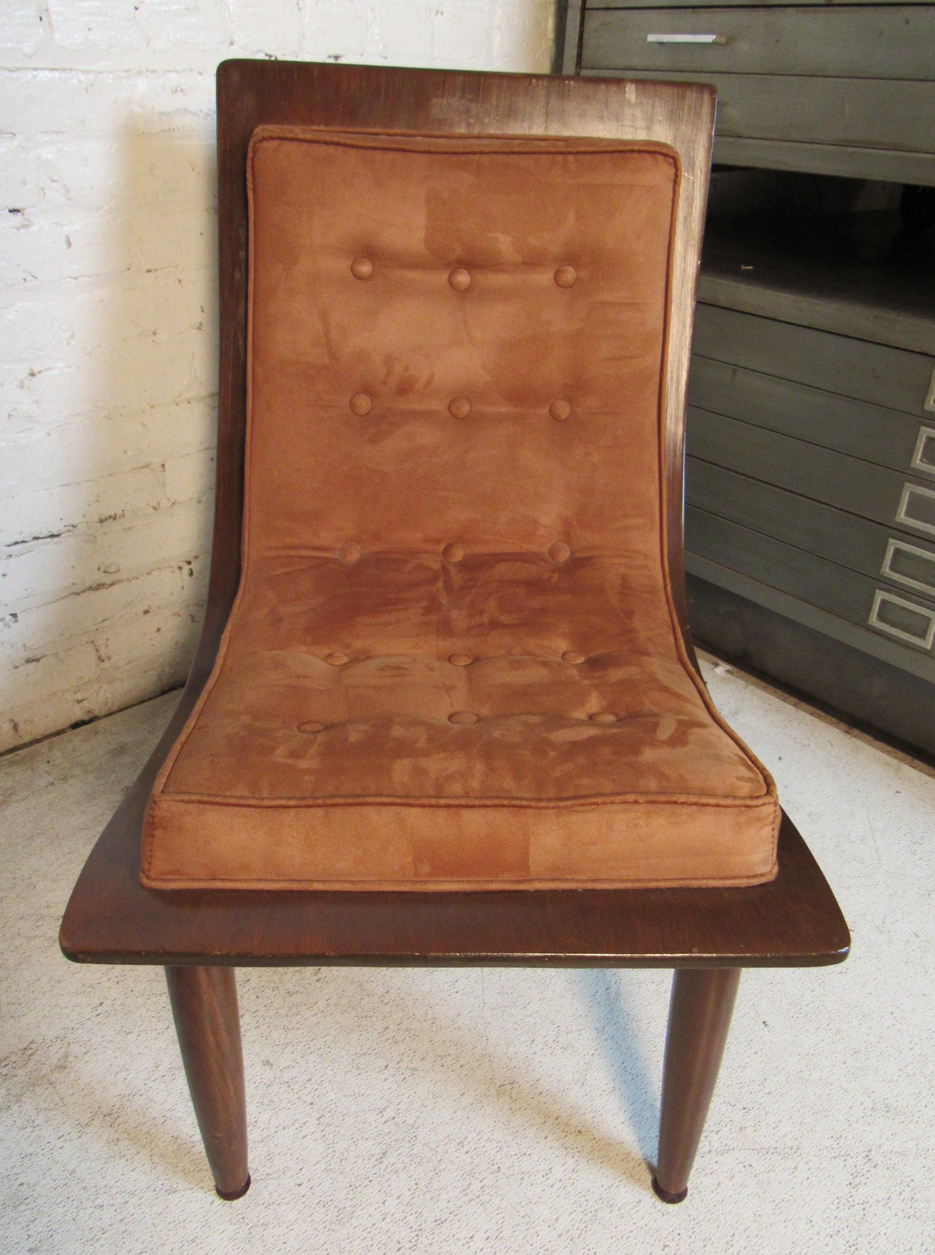 Mid-Century Modern Midcentury Bentwood Slipper Chairs