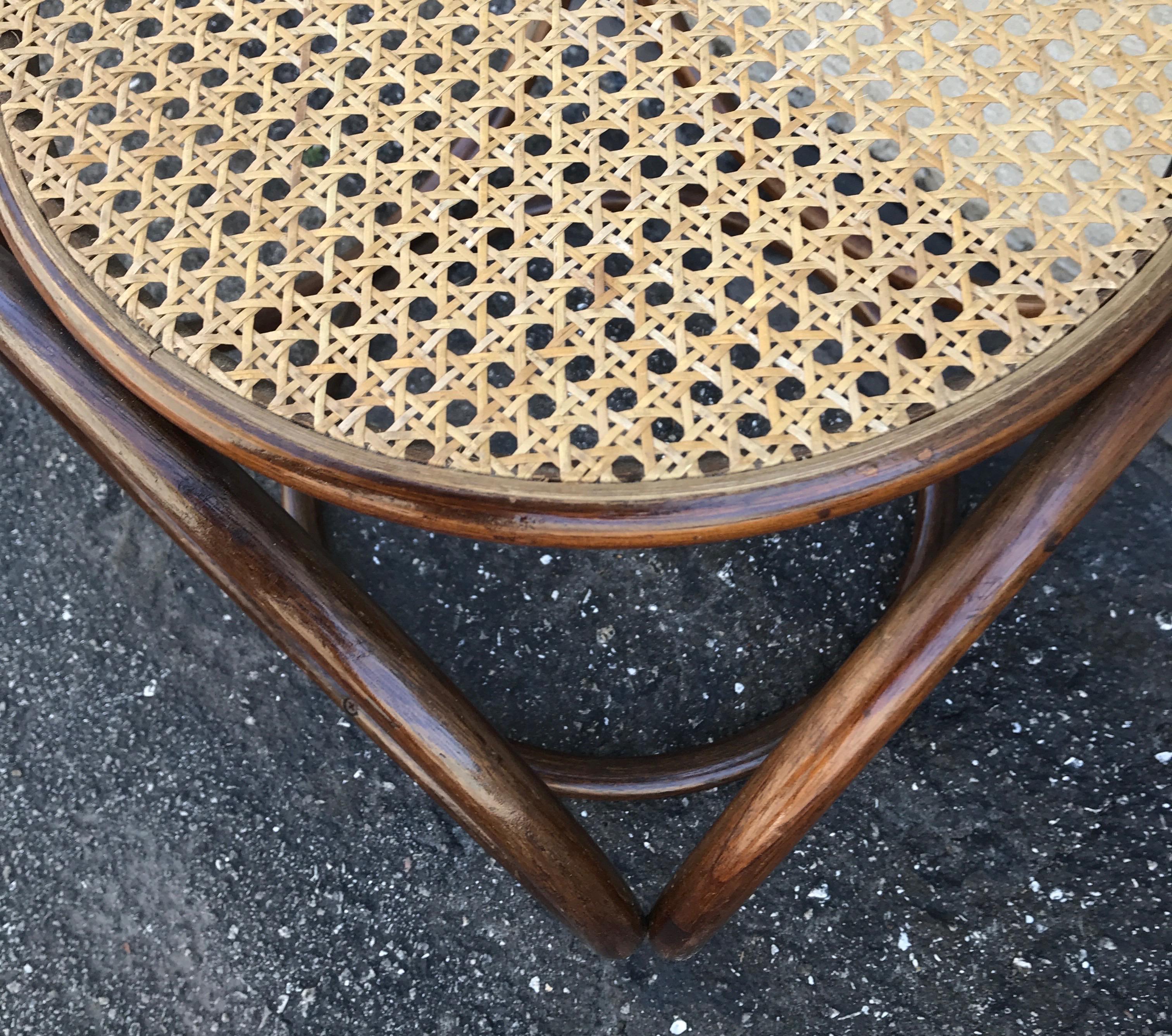 Mid Century Bentwood Stool Attributed to Michael Thonet 6