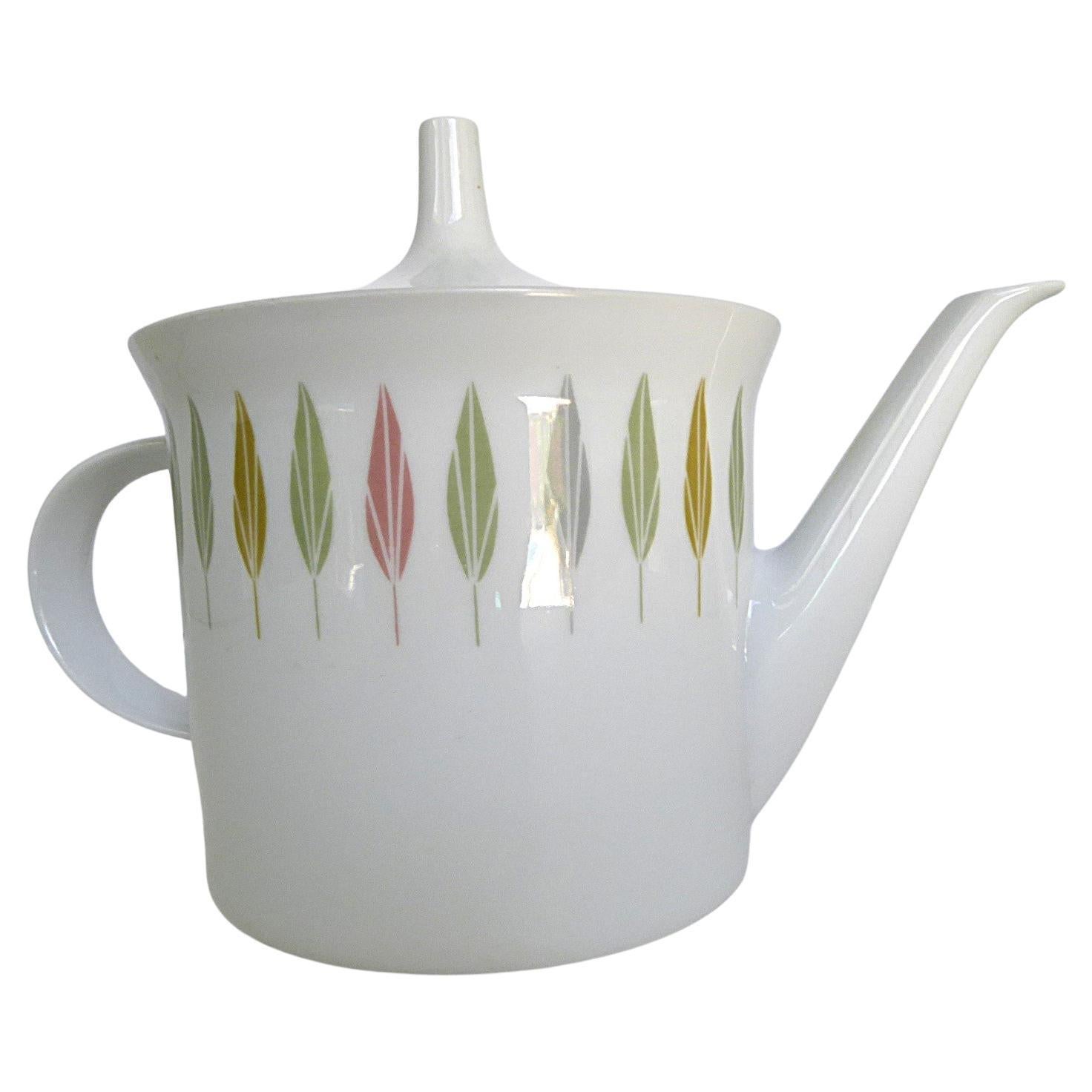 Mid Century Berlin Tiergarten from Rosenthal China Modern Tea Pot Germany 1959 For Sale