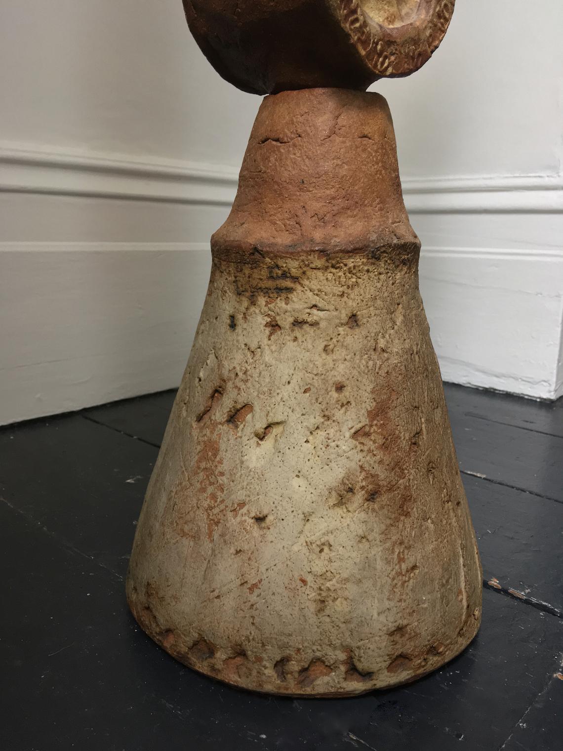 Mid-Century Bernard Rooke Studio Ceramic TOTEM Floor Lamp, England 3
