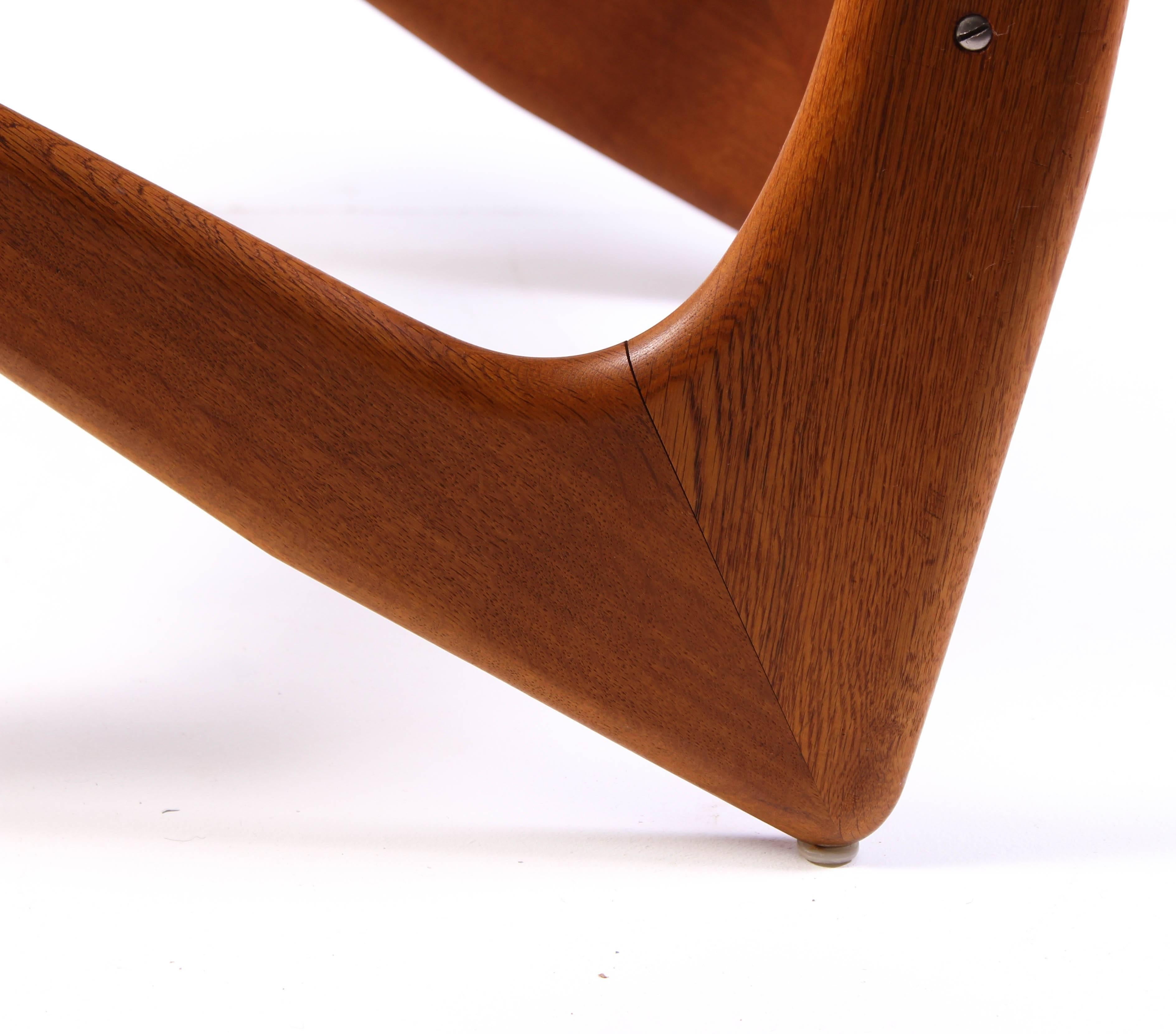 Easy Chair Modell 233 von AB Engens Fabriker, Bertil V. Behrman, Mitte des Jahrhunderts im Angebot 11