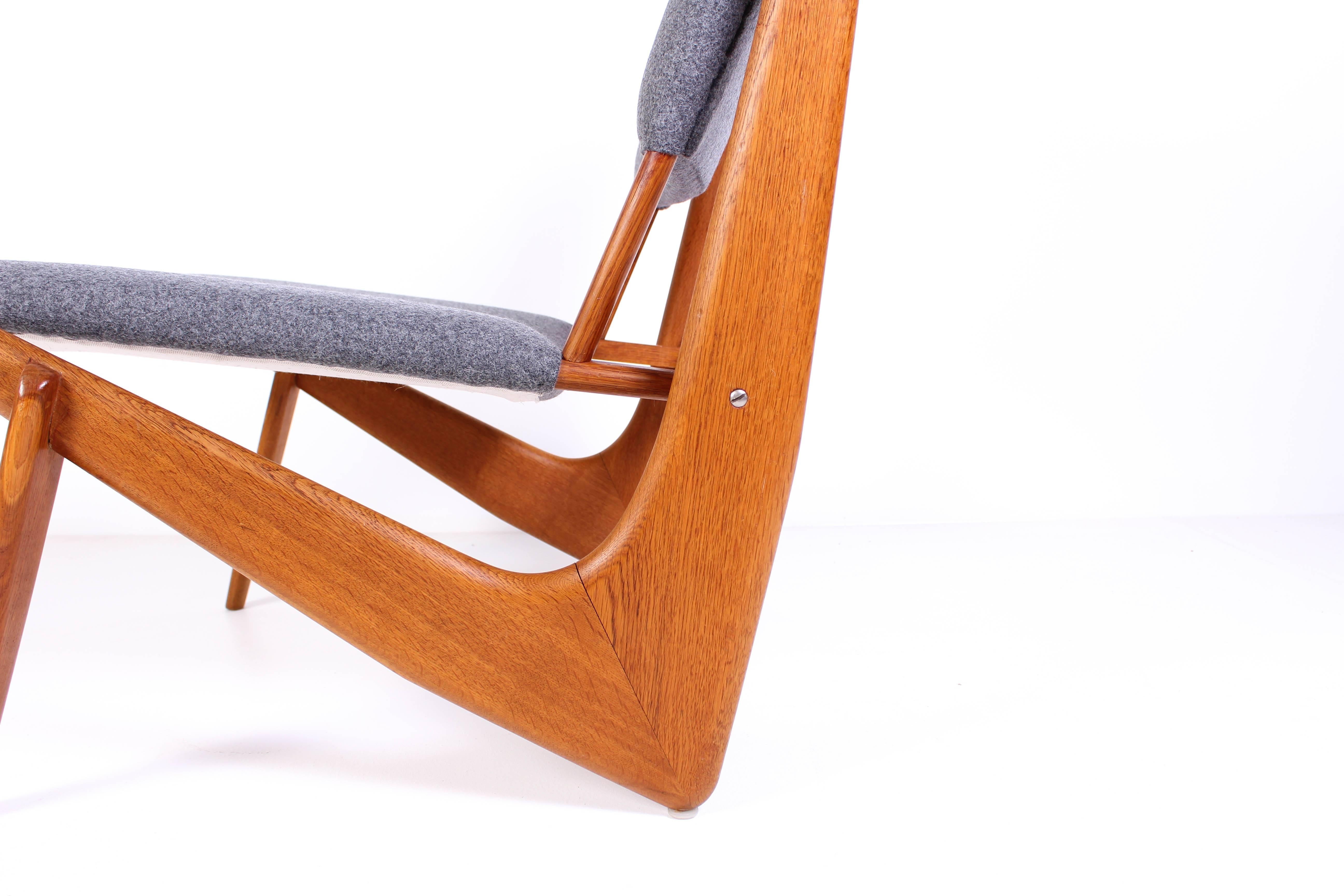 Easy Chair Modell 233 von AB Engens Fabriker, Bertil V. Behrman, Mitte des Jahrhunderts im Angebot 1
