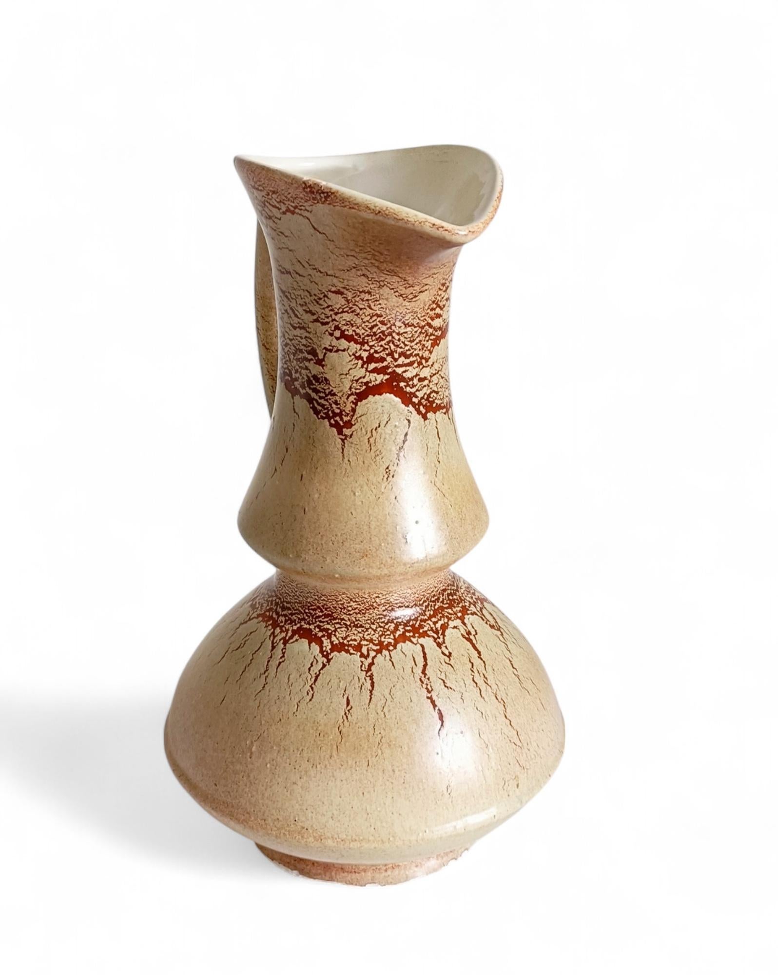 Vase carafe en céramique signé Bertoncello by Roberto Rigon, Italie, années 1960 en vente 4