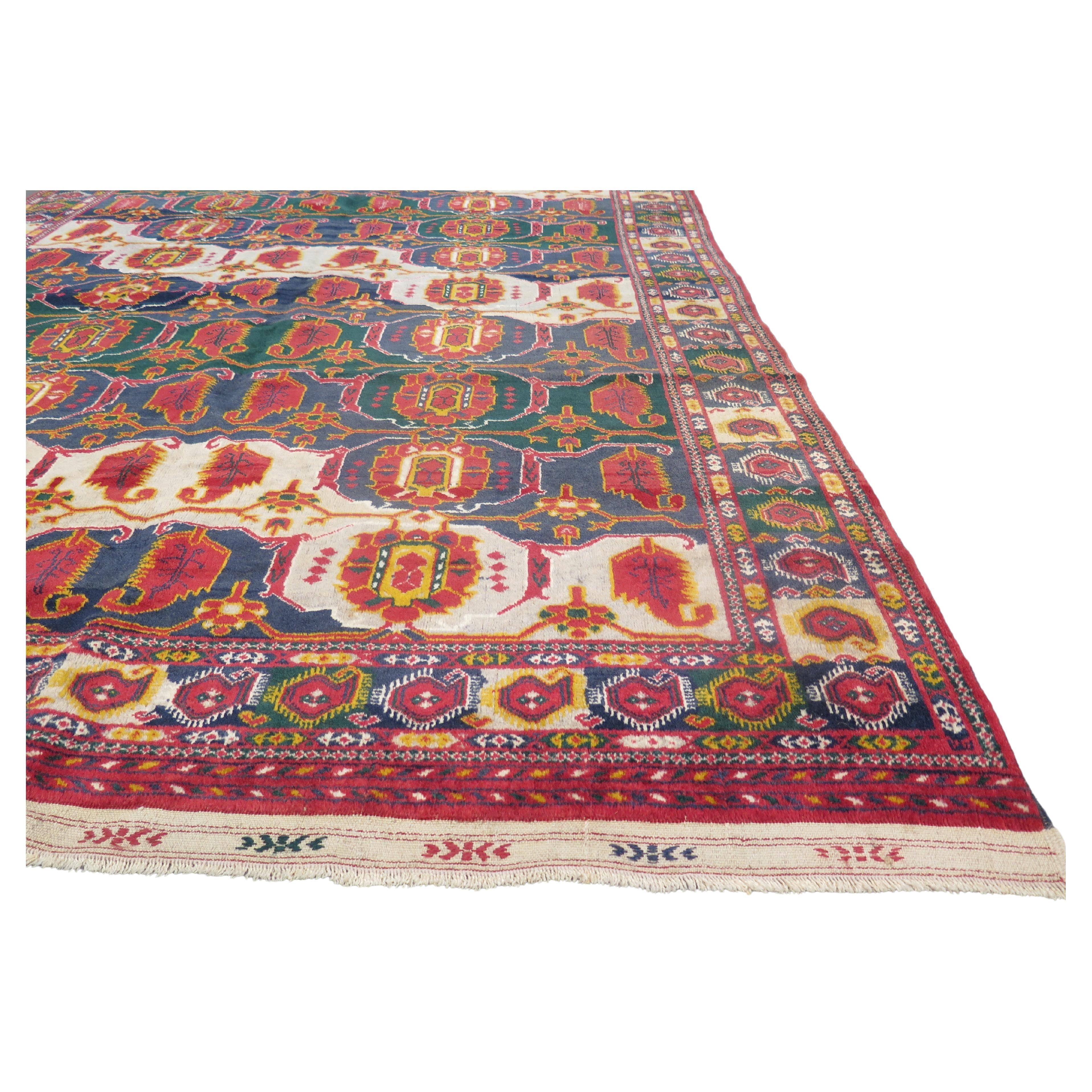 Beshir-Teppich aus der Mitte des Jahrhunderts, Zentralasien im Angebot