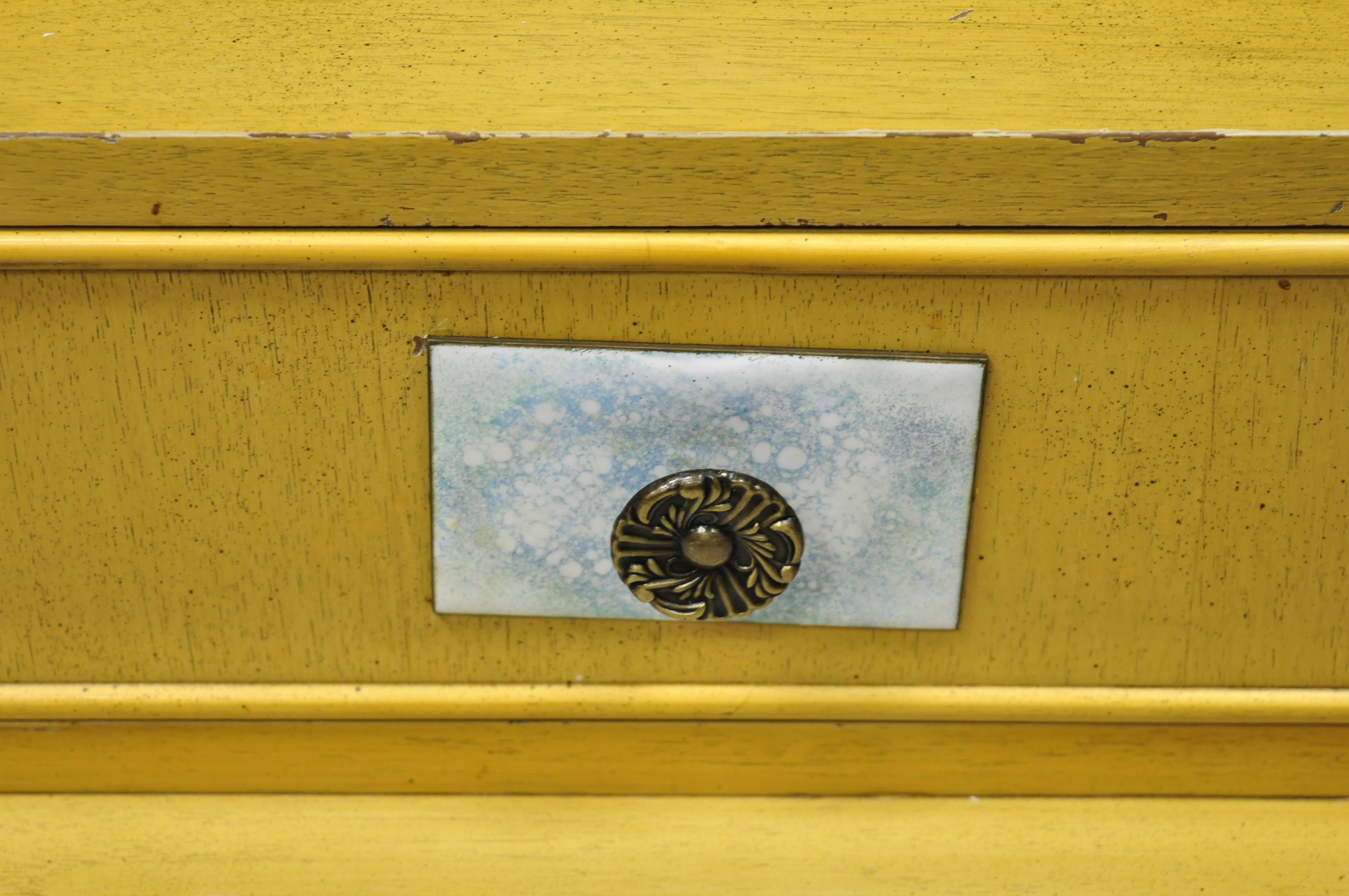silver nightstands