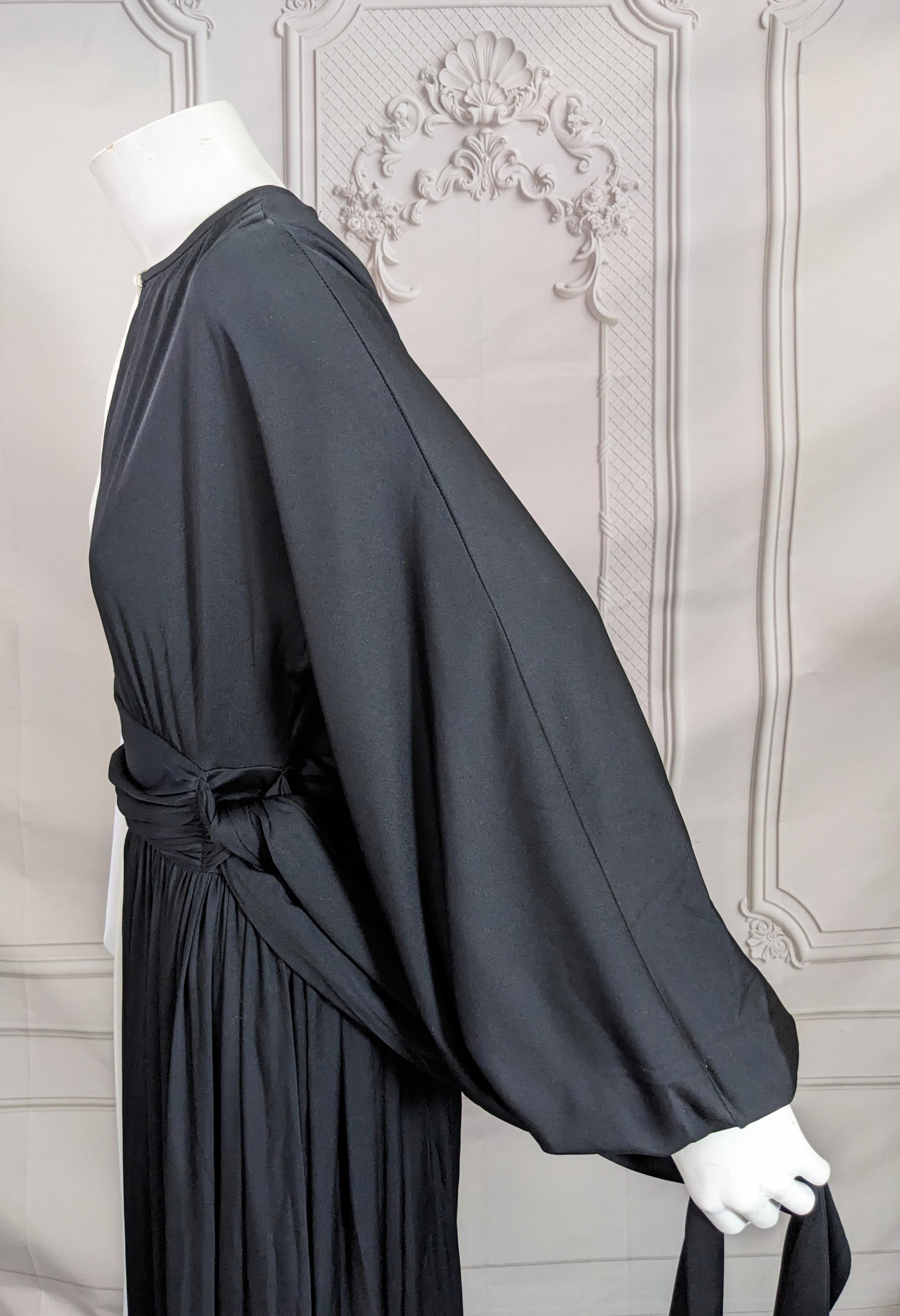 Mid Century Bi Color Jersey Gown For Sale 1