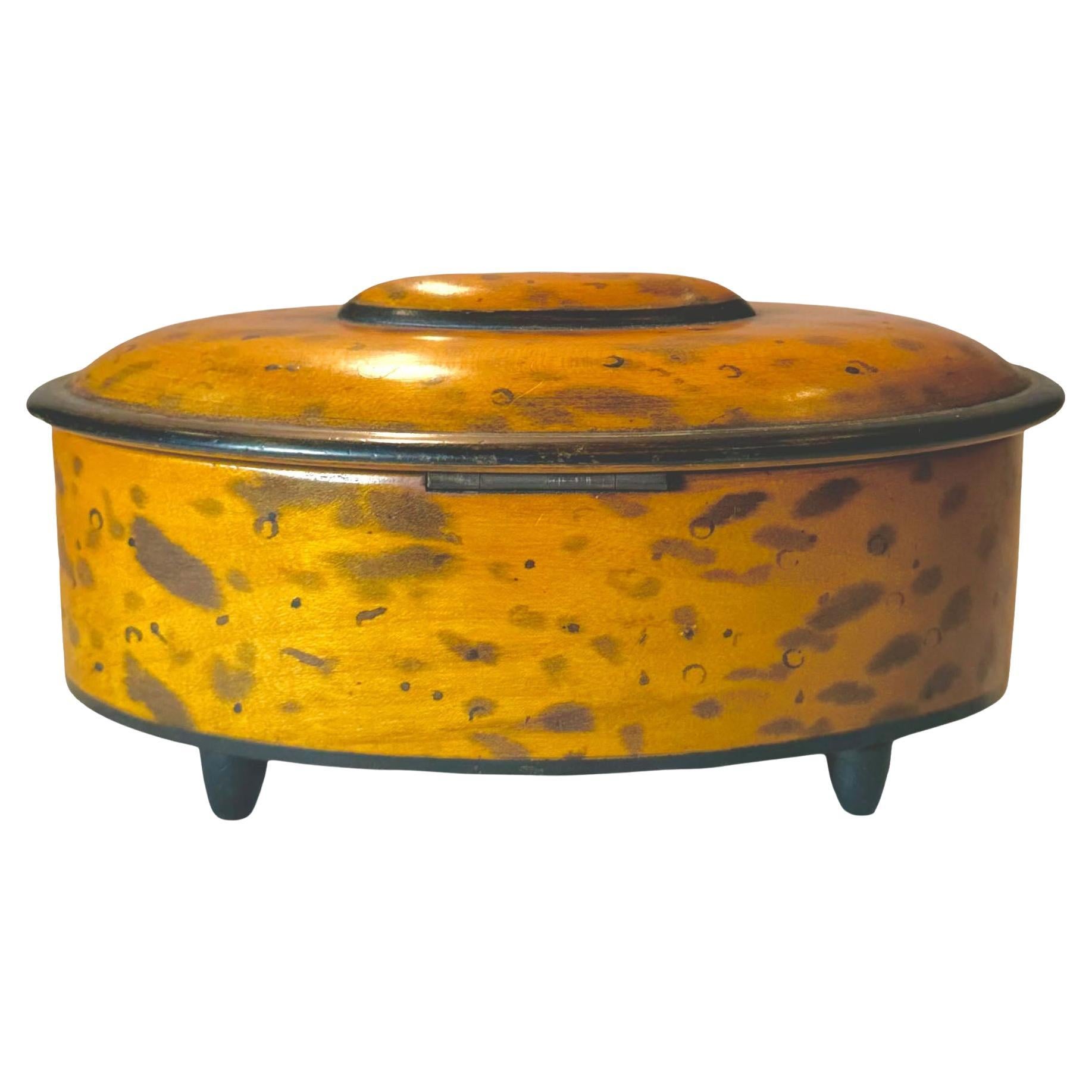Wood Mid Century Biedermeier Style Box