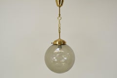 Mid-Century Big Glass Pendant / Kamenicky Senov, 1970's