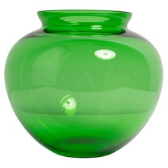 Mid Century Big Green Vase, Italy, 1960s
