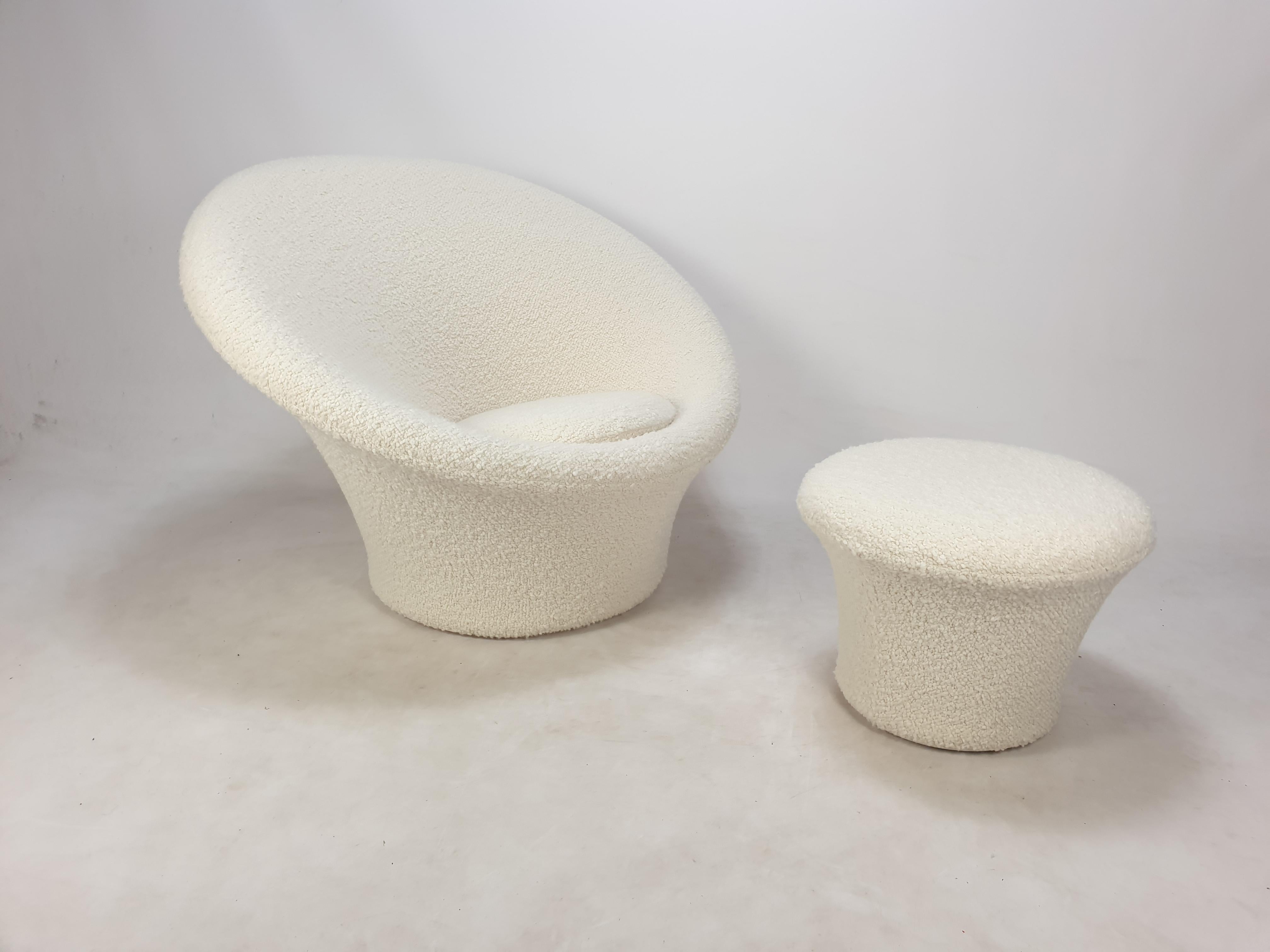 Fauteuil champignon et pouf « Big » du milieu du siècle dernier de Pierre Paulin pour Artifort, 1960 en vente 11