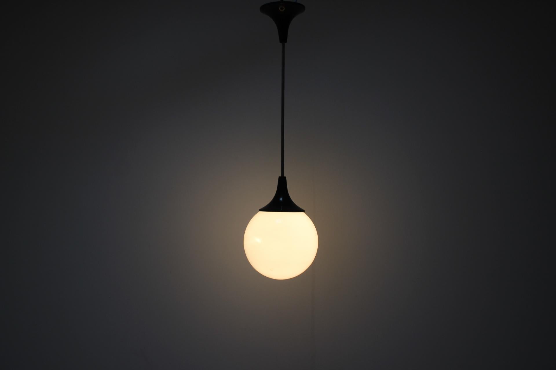 Mid-Century Big Pendant by Napako, Czechoslovakia, 1960's In Good Condition For Sale In Praha, CZ