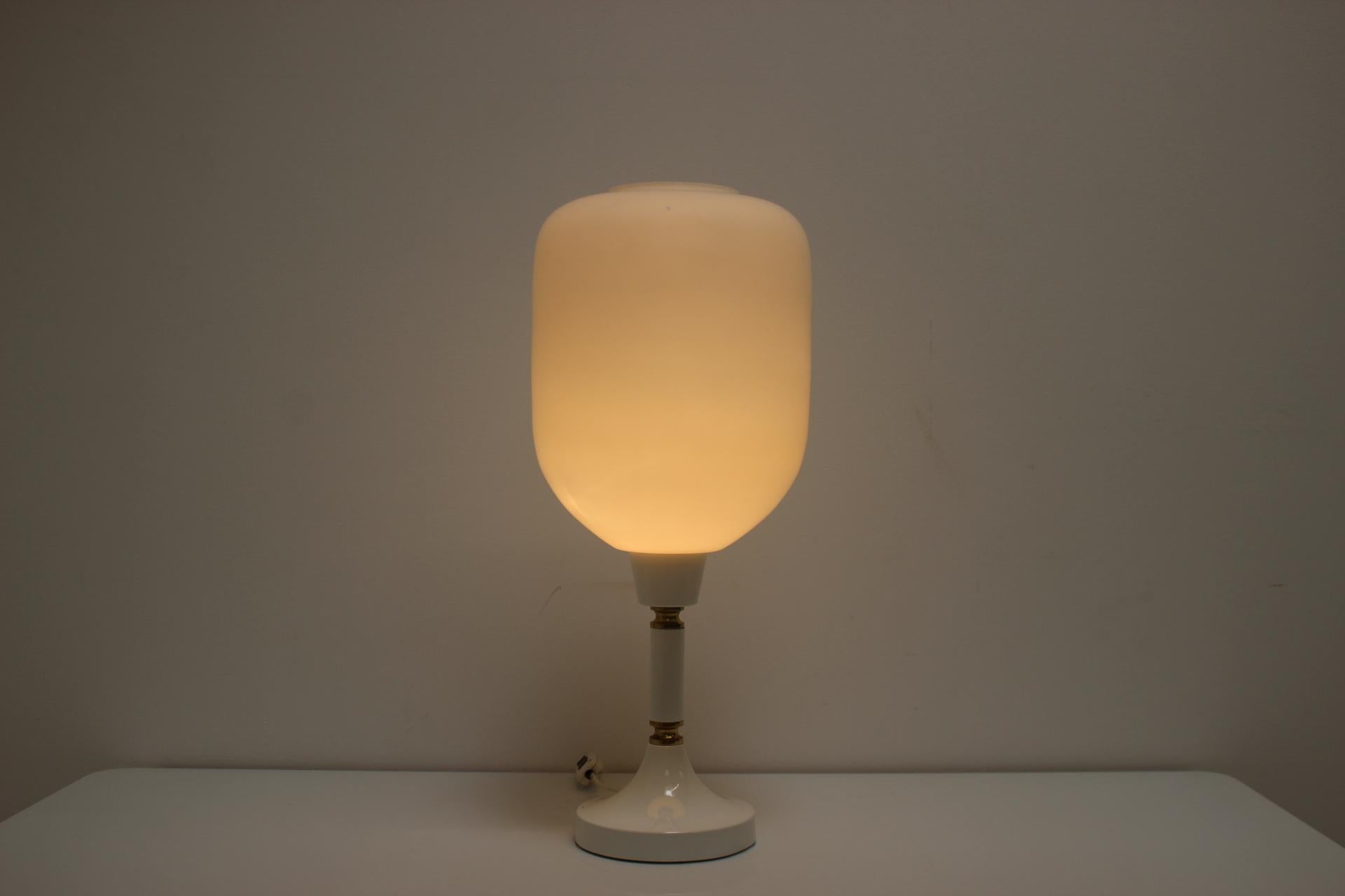 Late 20th Century Midcentury Big Table Lamp/ Drukov, 1970s For Sale