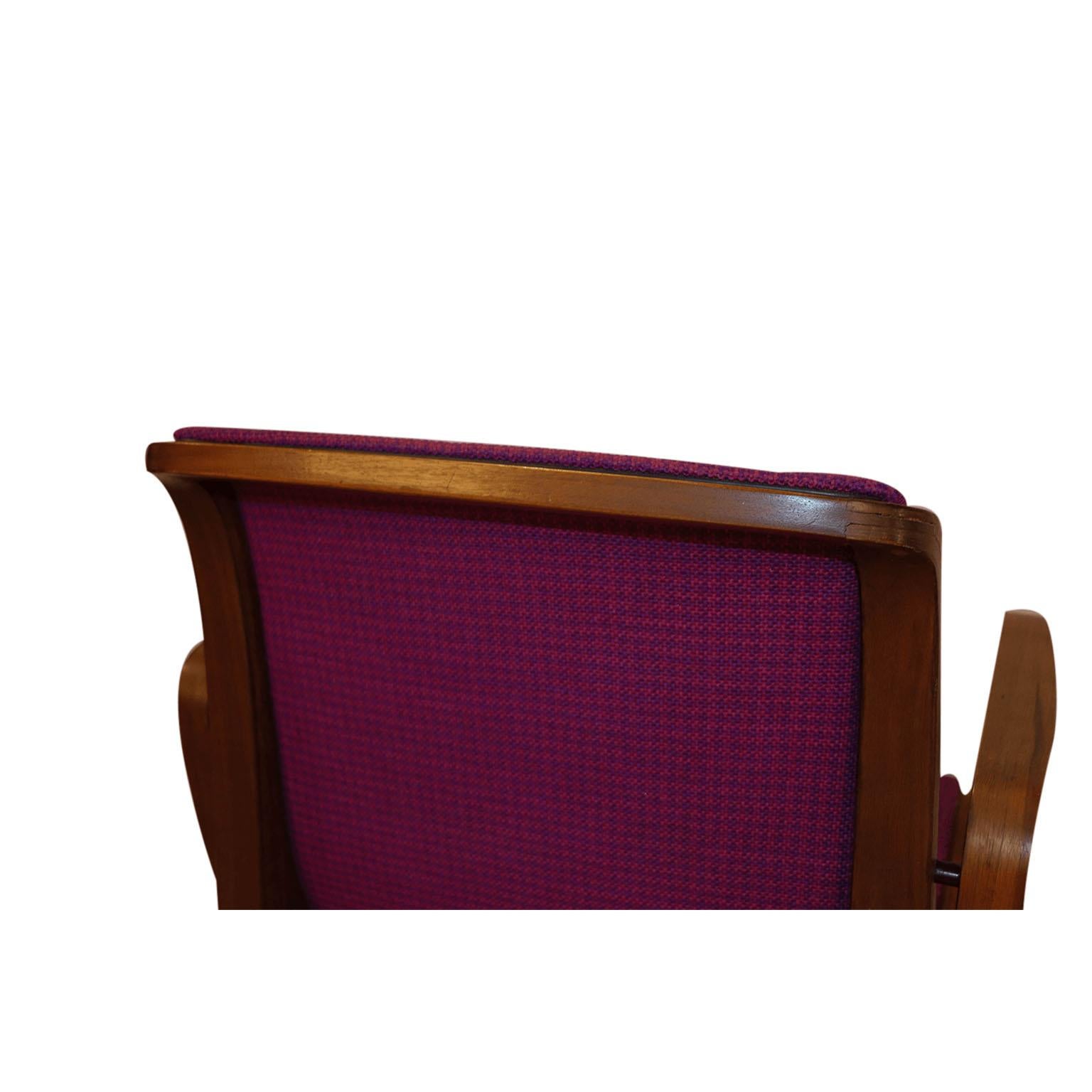 Américain Chaise en bois courb�é Bill Stephens Knoll, milieu du siècle dernier