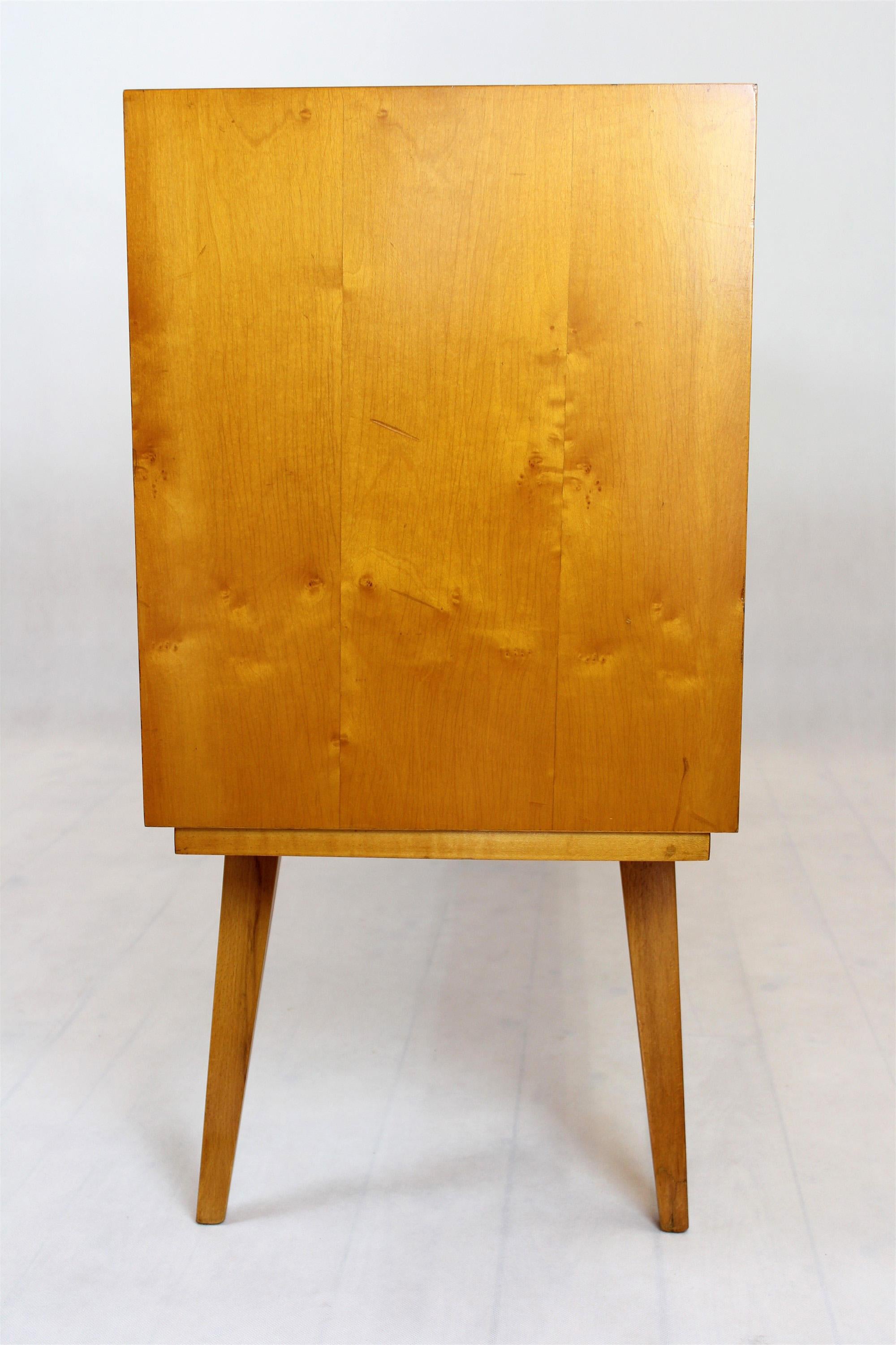 Mid-Century Birch and Mahogany Sideboard, 1960s For Sale 13