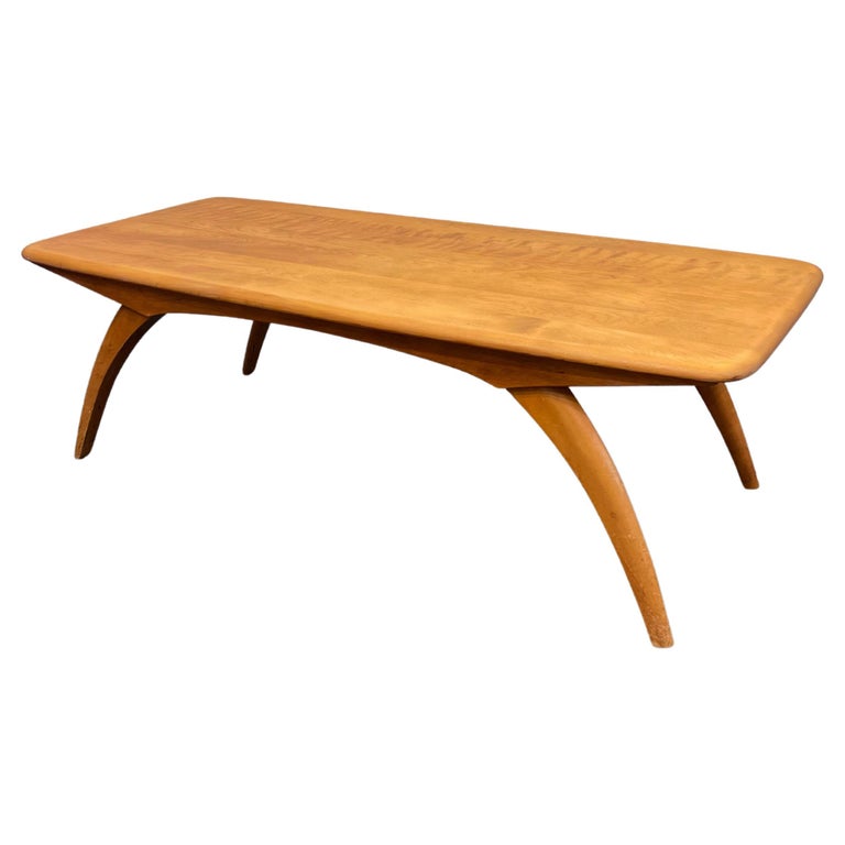 Midcentury Birch Coffee Table Model M795G, HeywoodWakefield For Sale