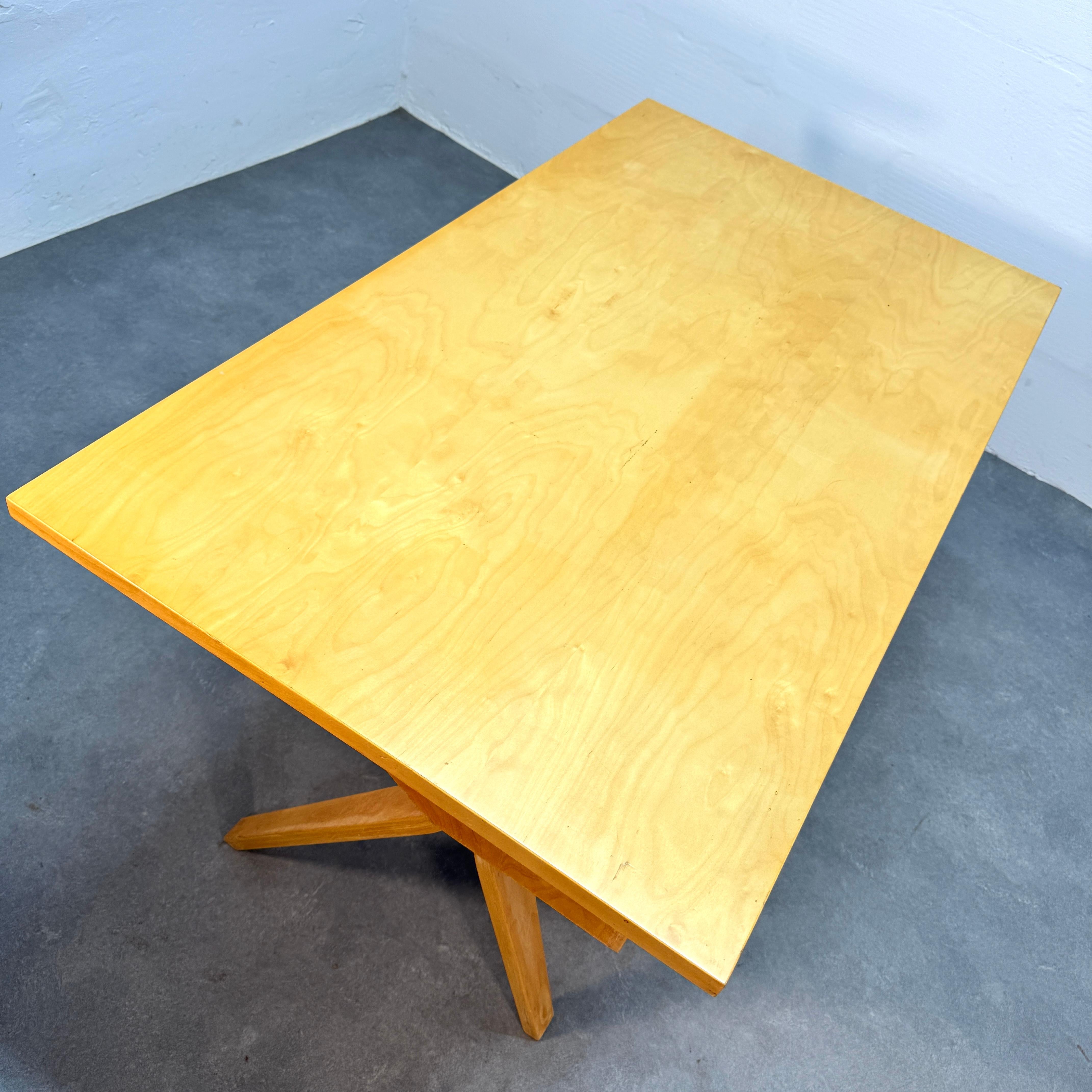 Mid-century birch desk by Cees Braakman for UMS Pastoe For Sale 1