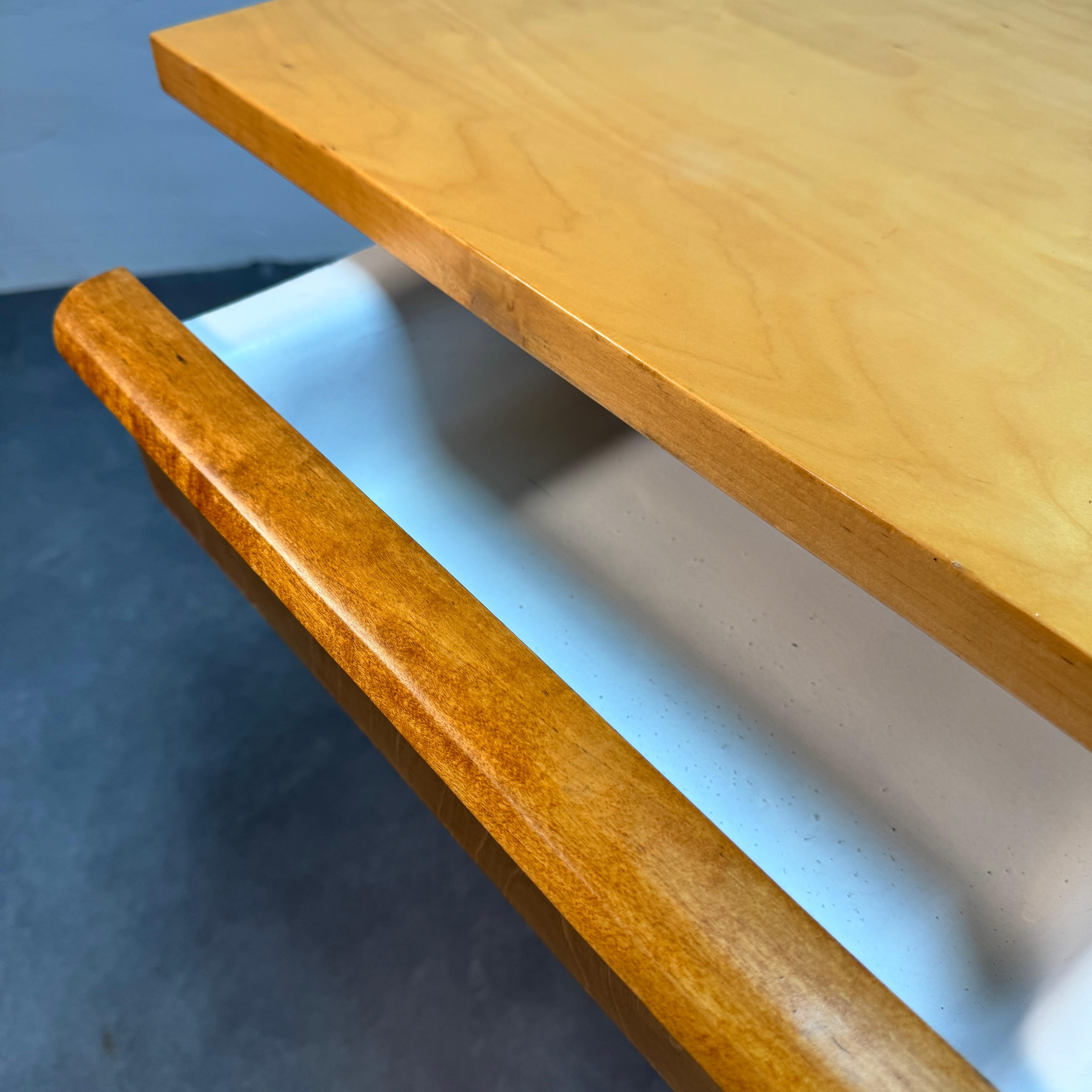 Mid-century birch desk by Cees Braakman for UMS Pastoe For Sale 2
