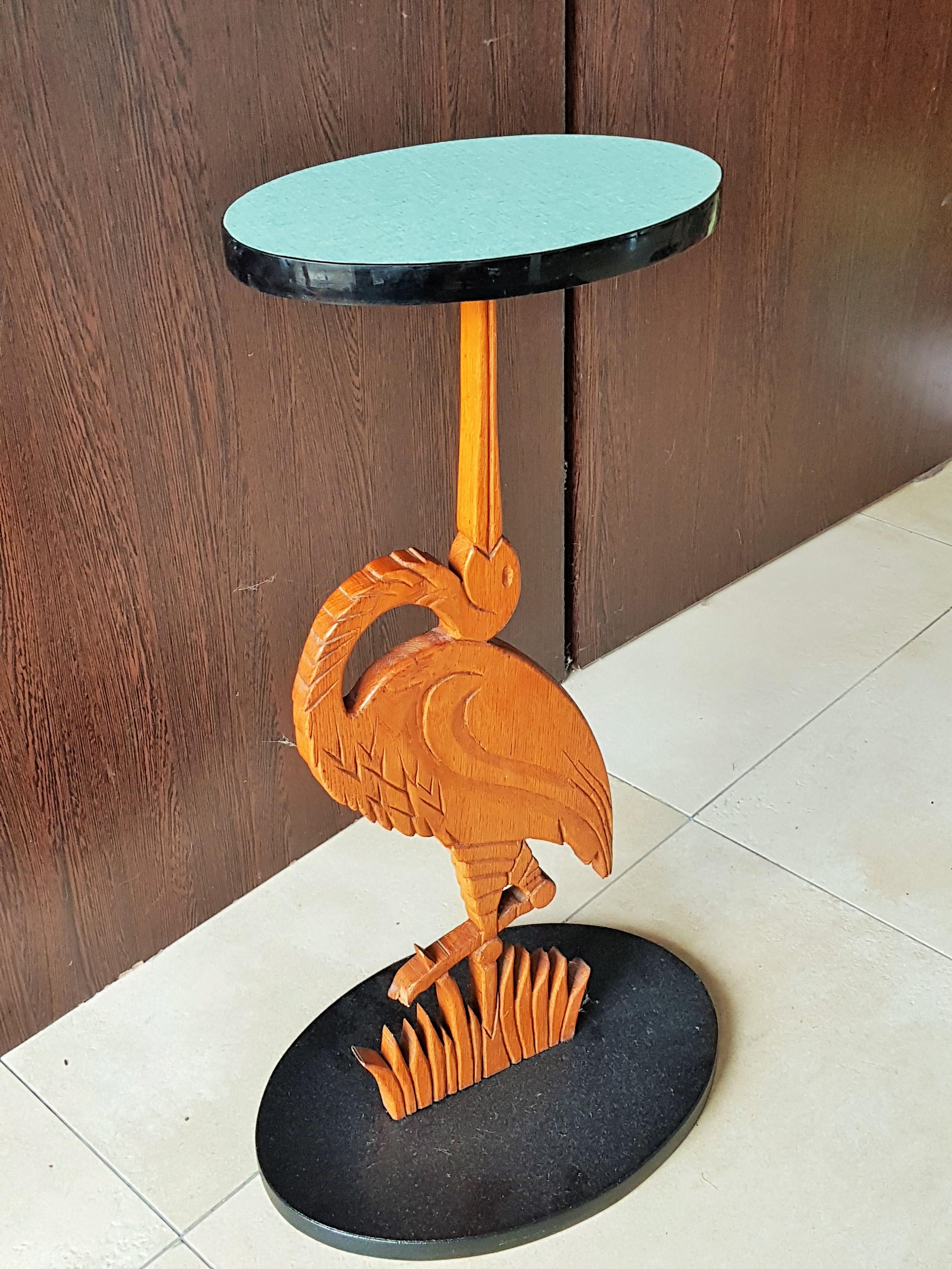 Midcentury Bird Side Table, Denmark, 1960s 4