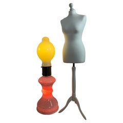 Mid-Century "Birillo" Floor Lamp Attributed to Carlo Nason for Mazzega, 1960s