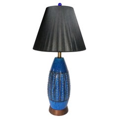 Mid Century Bitossi Rimini Table Lamp after Aldo Londi Made in Itay c. 1960's